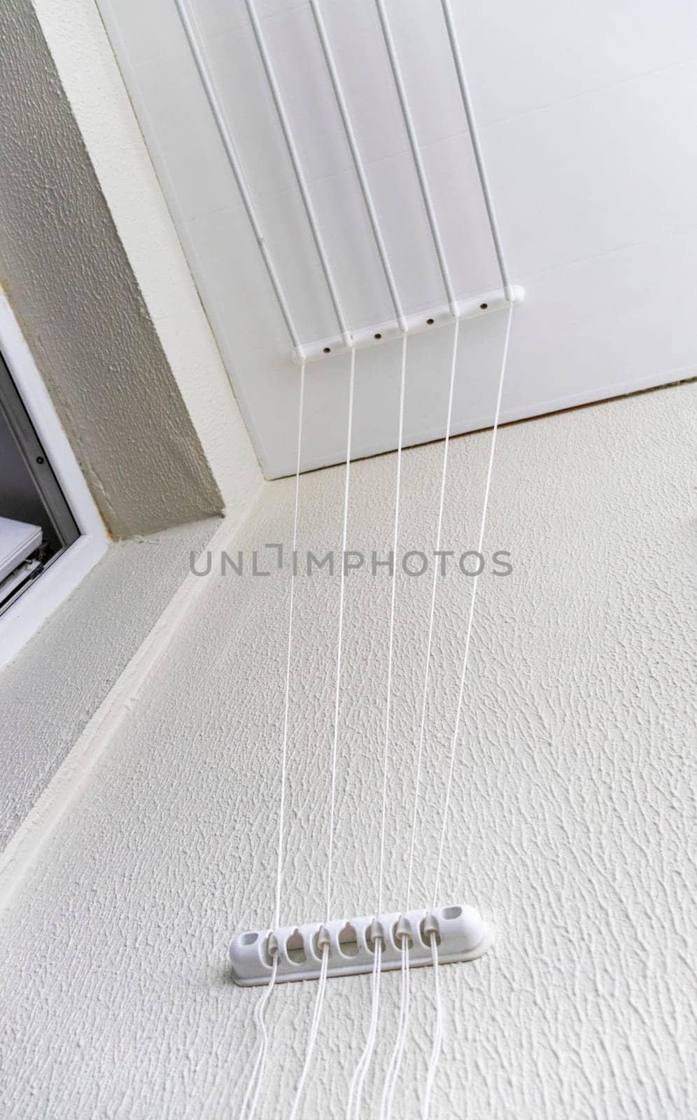 Cloth dryer fixture on the ceiling