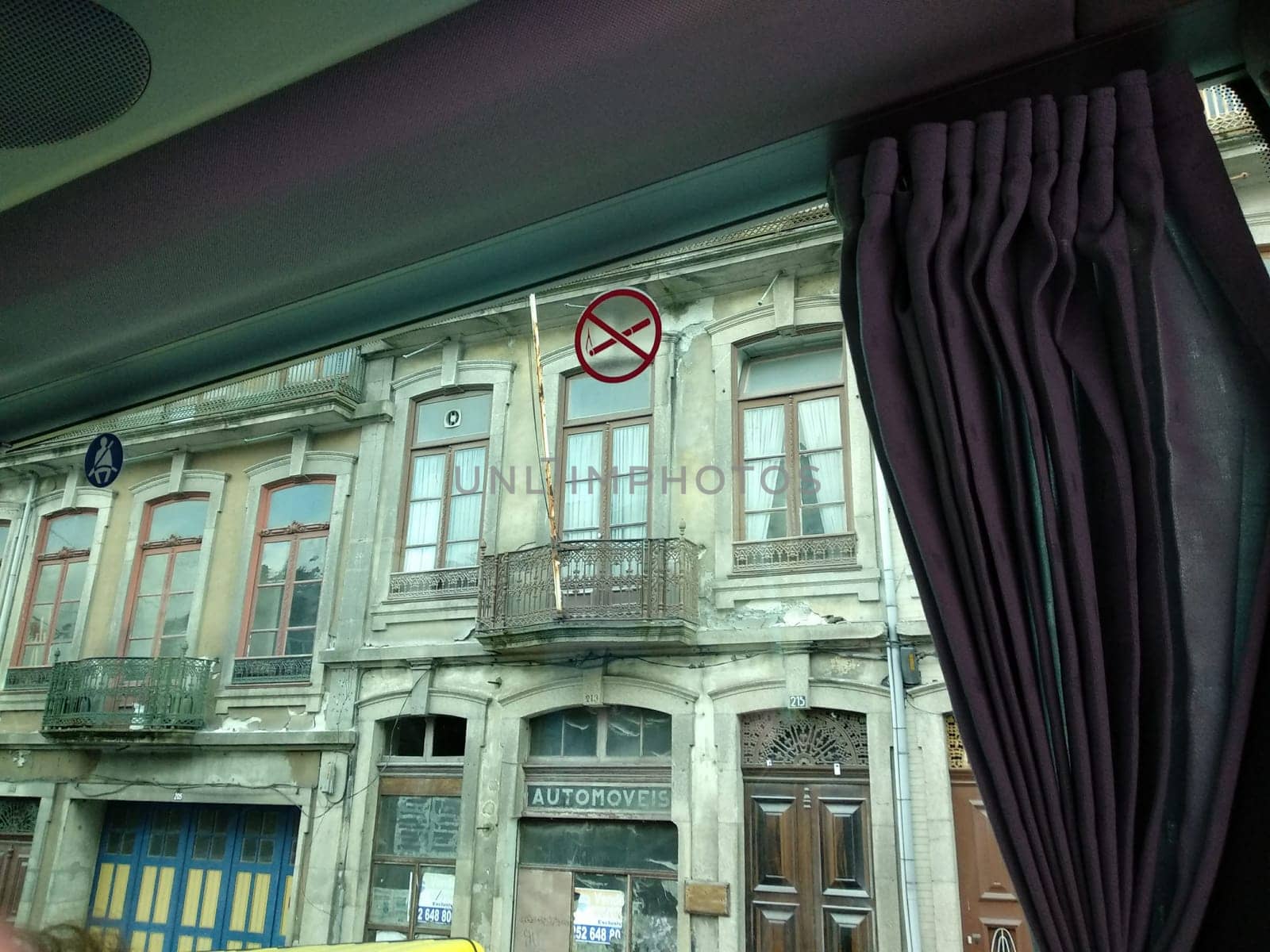 Porto, Europe Portugal - June 7, 2018. residential building with windows and balconies. High quality photo.