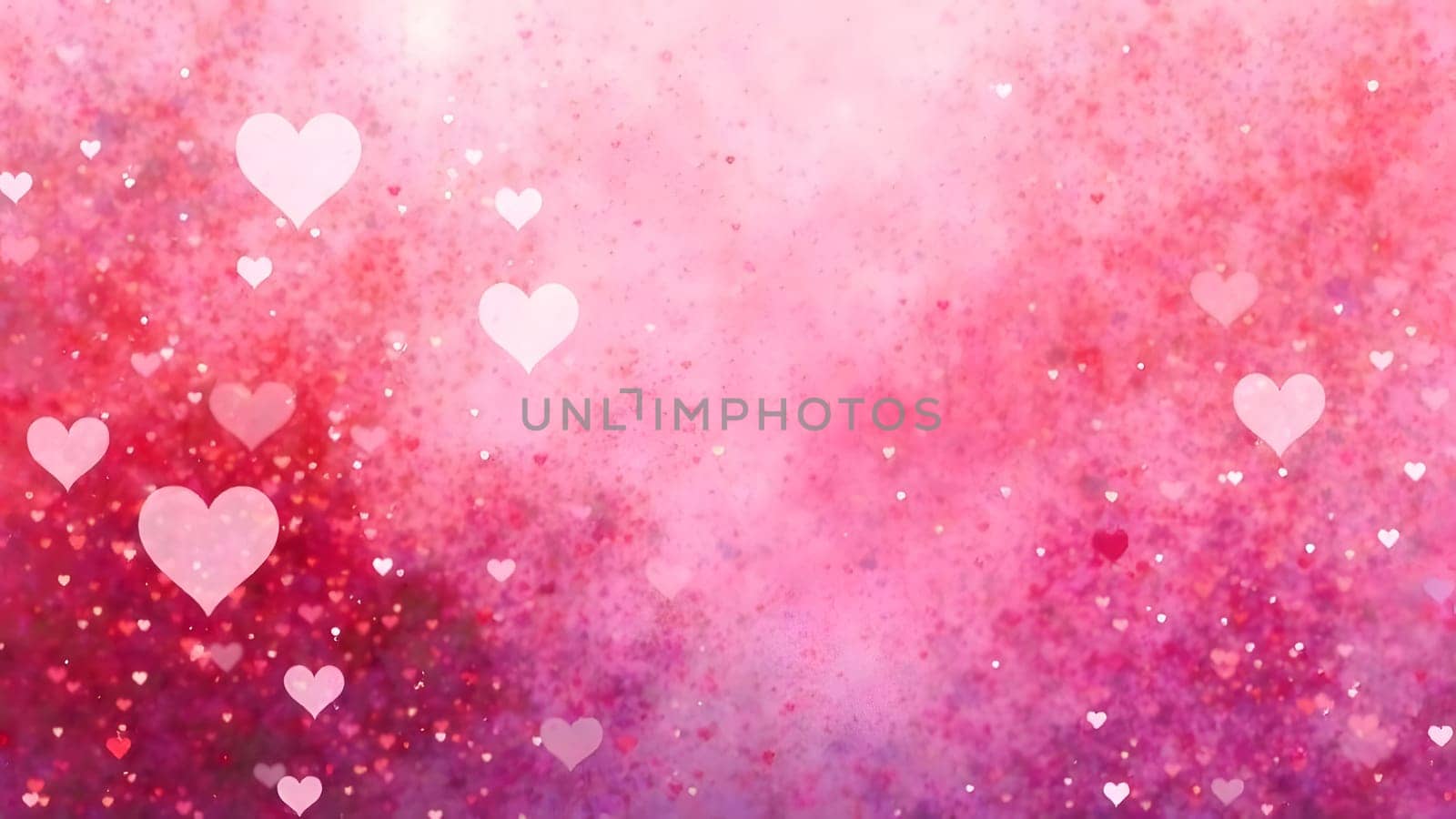 The background features soft pastel tones with smooth transitions and light gradients, emphasizing a romantic mood. High quality photo