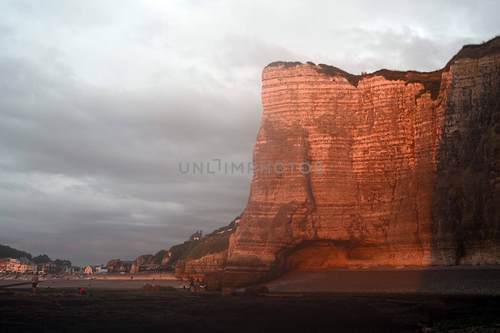 bend bei Etretat in der Normandie