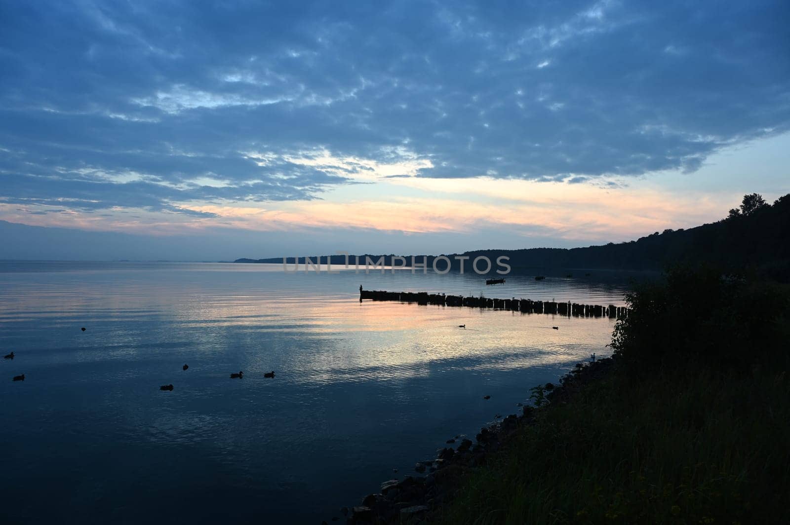 Abend am Stettiner Haff bei Kamminke