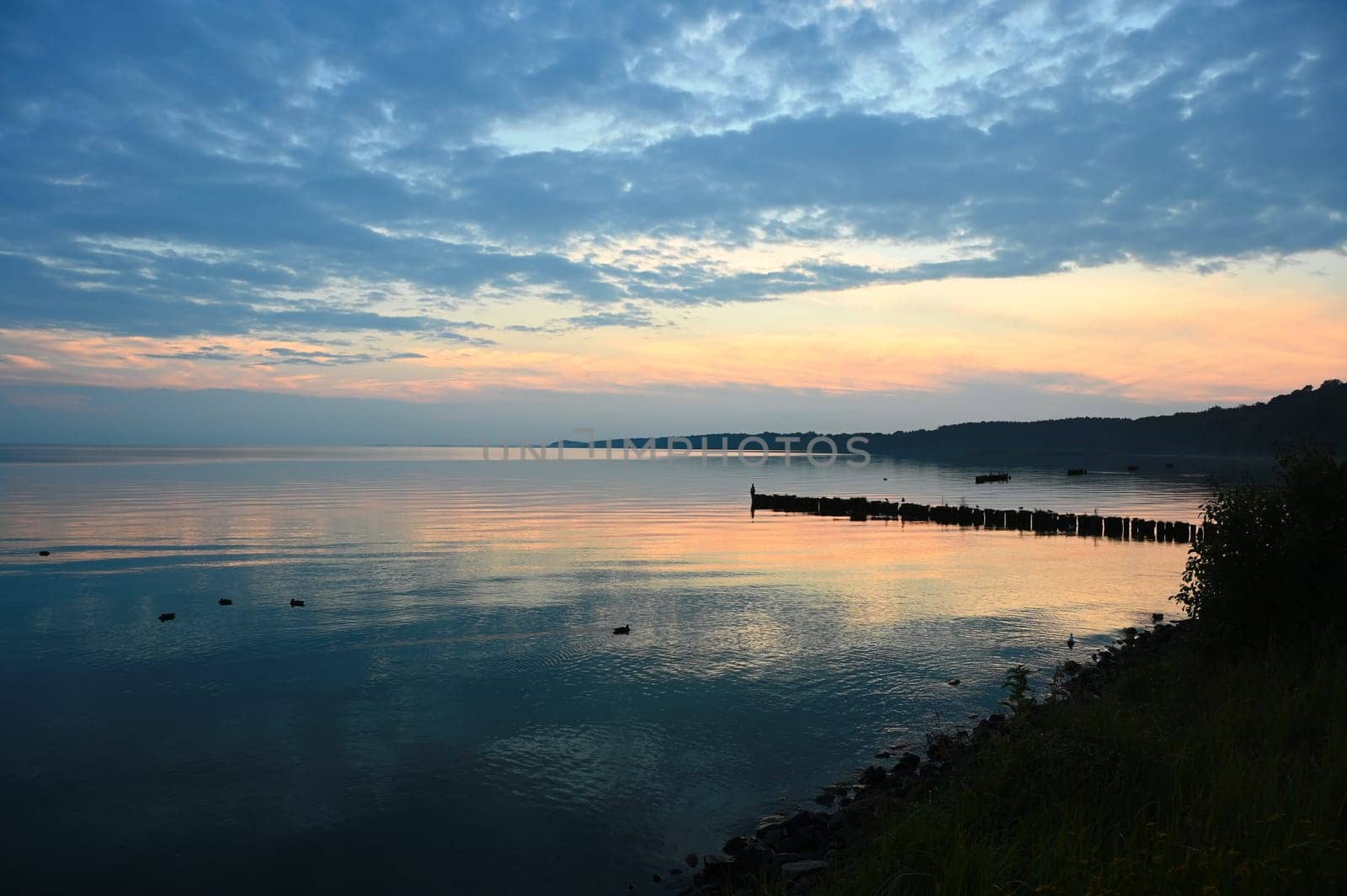 Abend am Stettiner Haff bei Kamminke