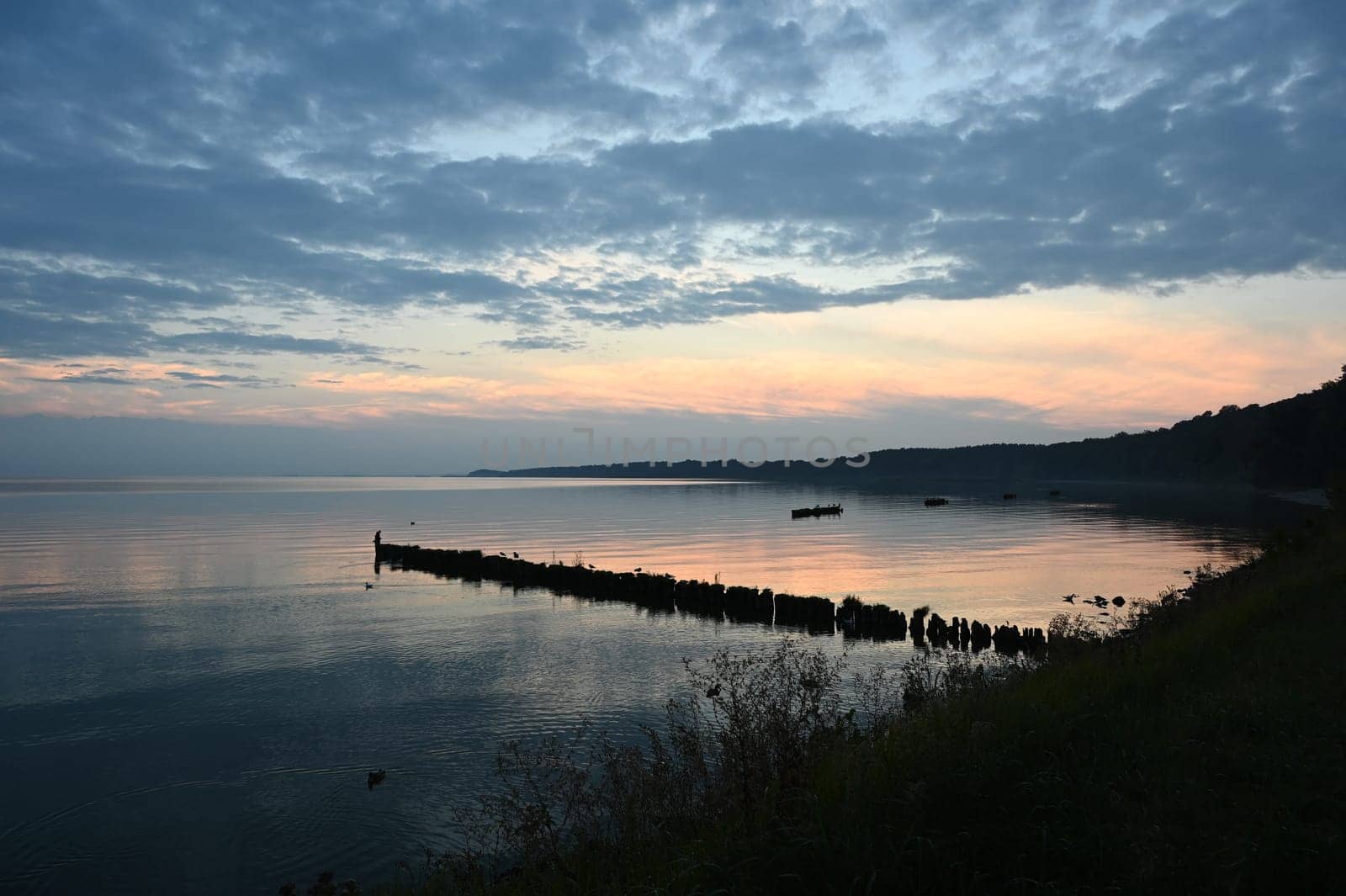 Abend am Stettiner Haff bei Kamminke