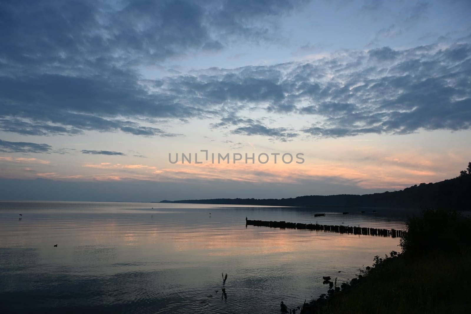 Abend am Stettiner Haff bei Kamminke