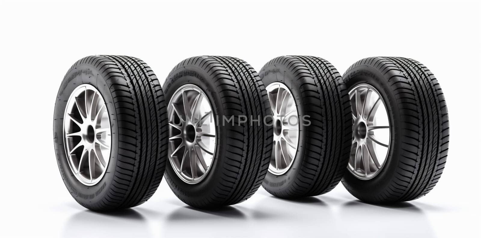 background black change automobile wheel tyre automotive isolated car copy space rubber transportation object white profile heap speed tire clean transport auto. Generative AI.