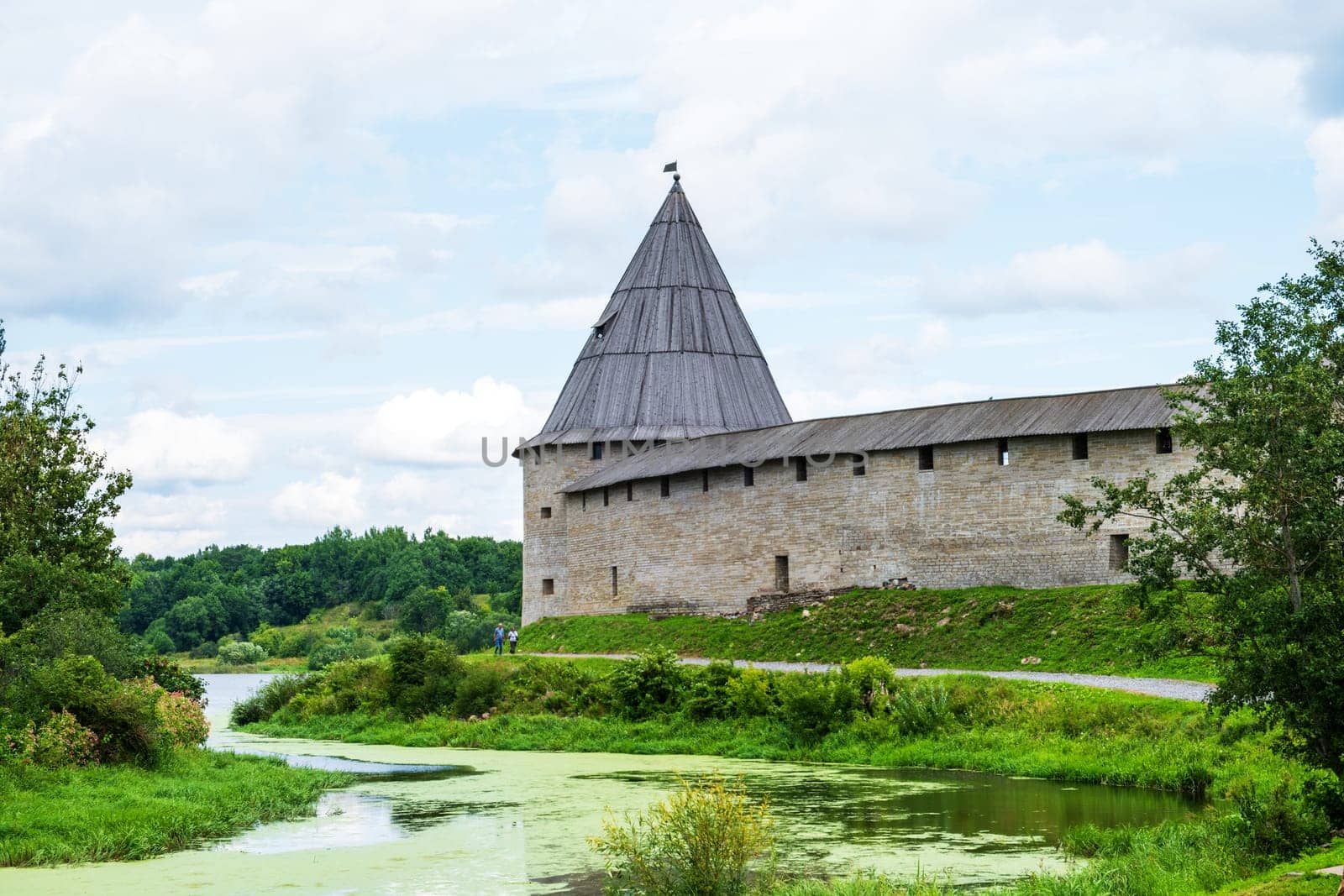 Staraya Ladoga, Leningrad region, Russia - 08.10.24. Staraya Ladoga fortress. Museum-reserve.