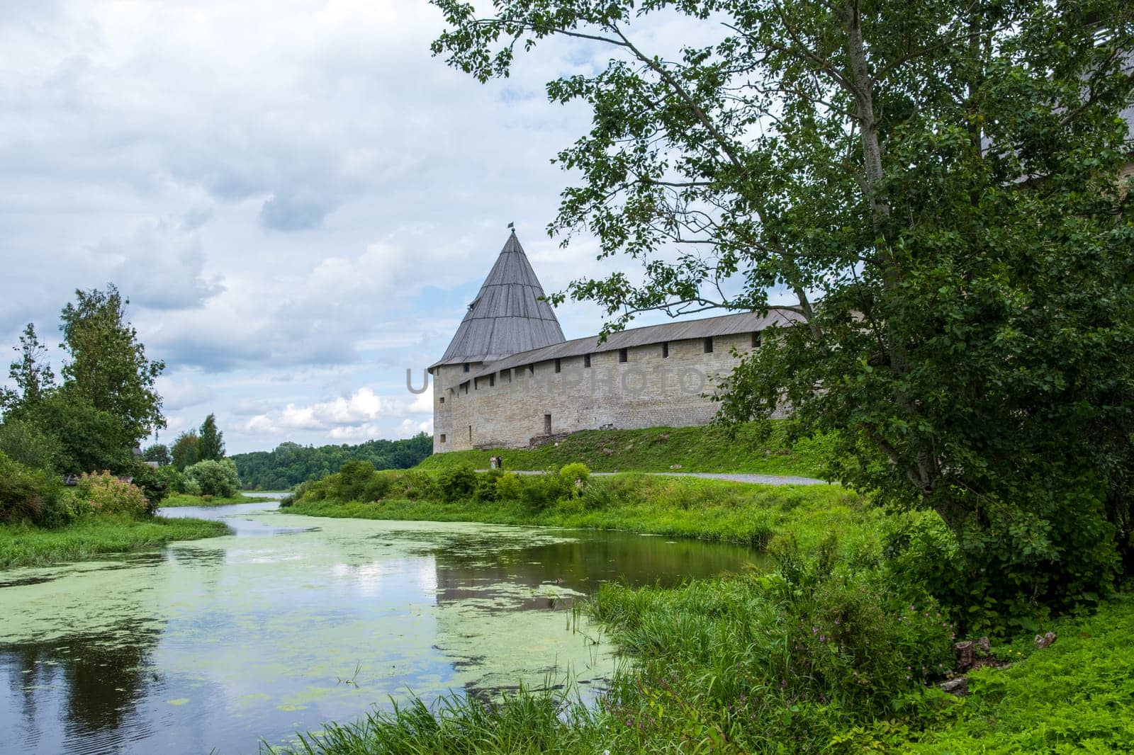 Staraya Ladoga, Leningrad region, Russia - 08.10.24. Staraya Ladoga fortress. Museum-reserve.