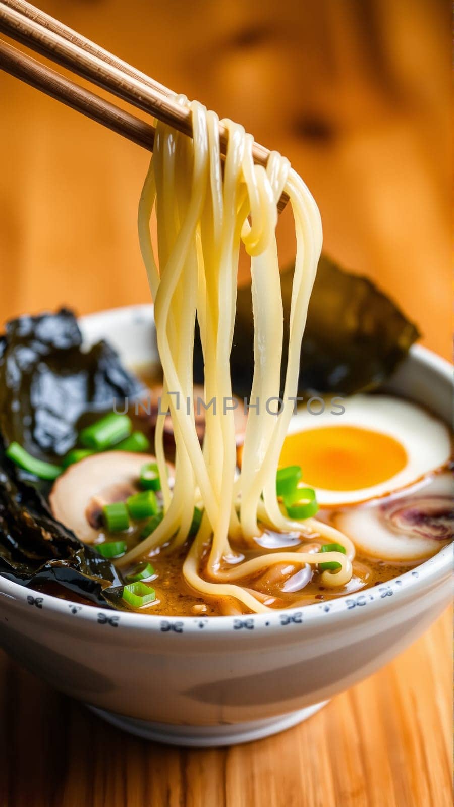 Pan-Asian soups, a combination of bright aromas, rich broths and a harmony of flavors that reflects the culture of Asia. High quality photo