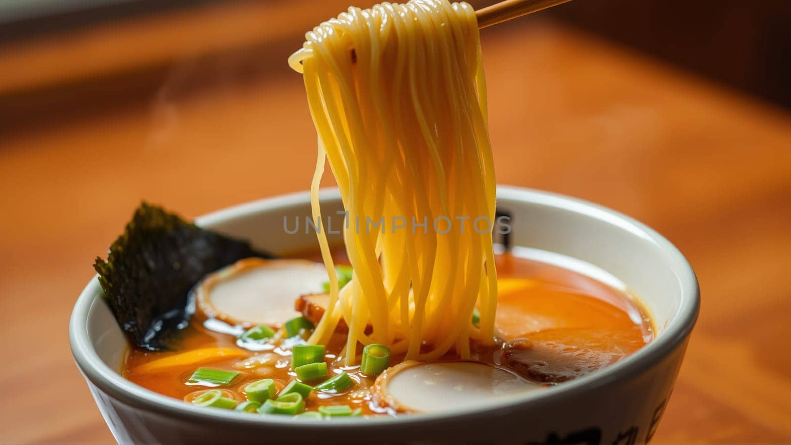 Pan-Asian soups, a combination of bright aromas, rich broths and a harmony of flavors that reflects the culture of Asia. High quality photo