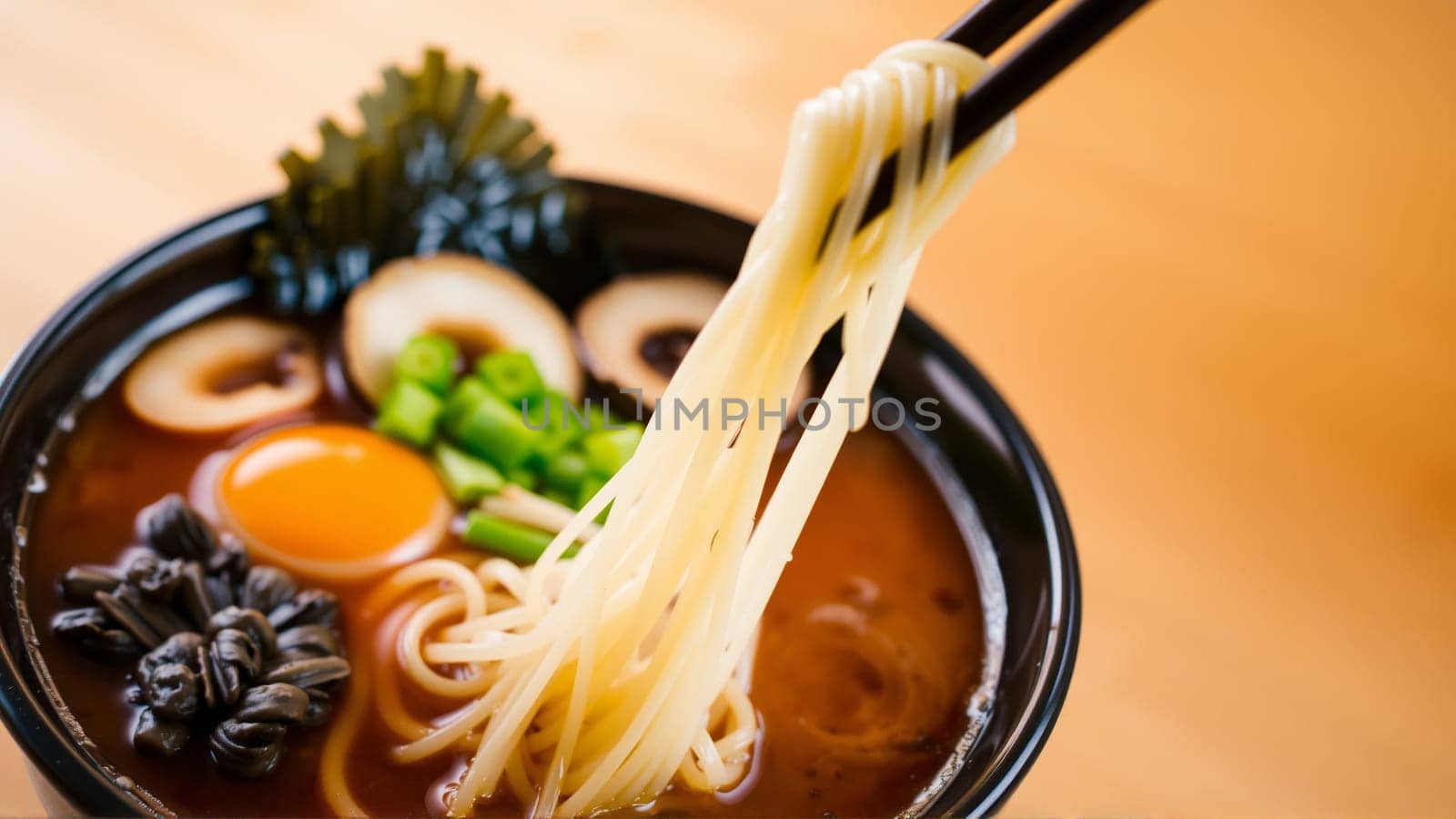 Pan-Asian soups, a combination of bright aromas, rich broths and a harmony of flavors that reflects the culture of Asia. High quality photo