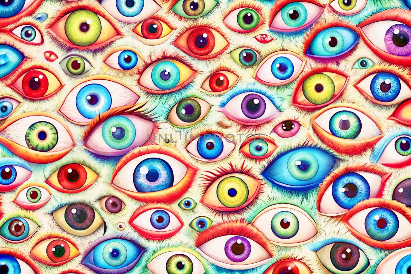 each of a pair of globular organs in the head through which people and vertebrate animals see