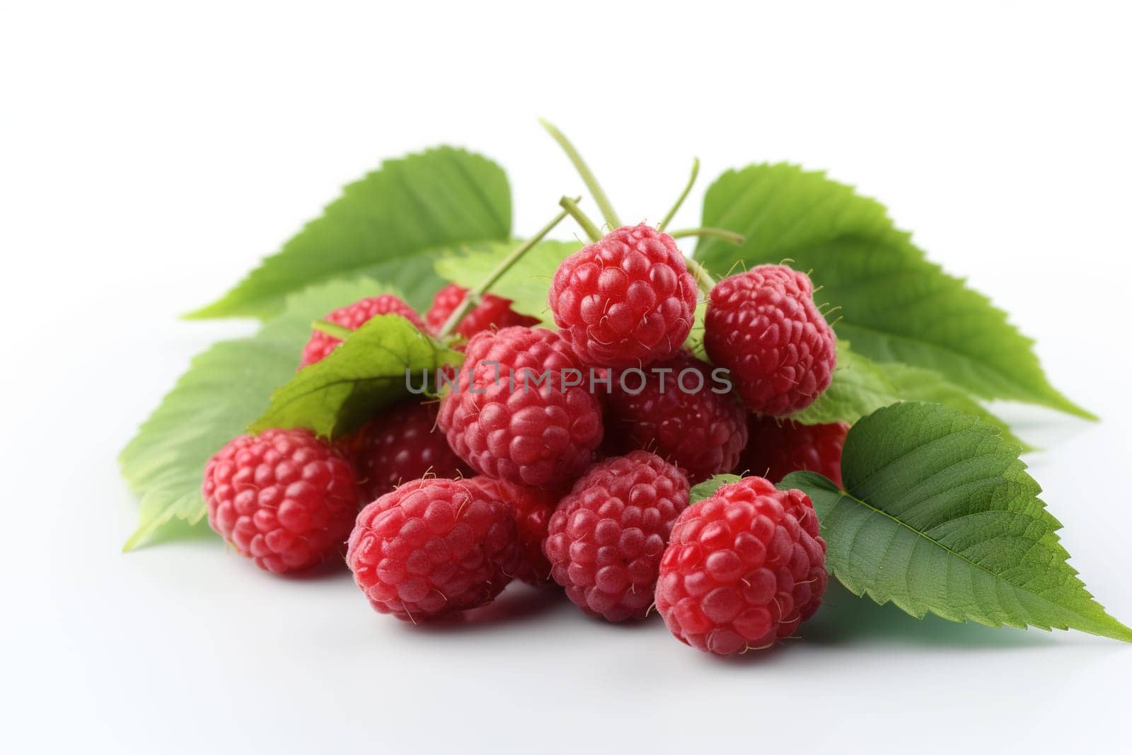 Mulberries on background. Juicy black and red berries, fresh and sweet. Generated AI.