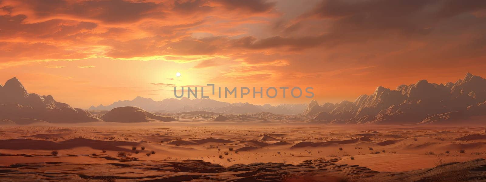 Coastline cliff at sunset photo realistic illustration - Generative AI. Cliff, ocean, red, sunset, cloud.