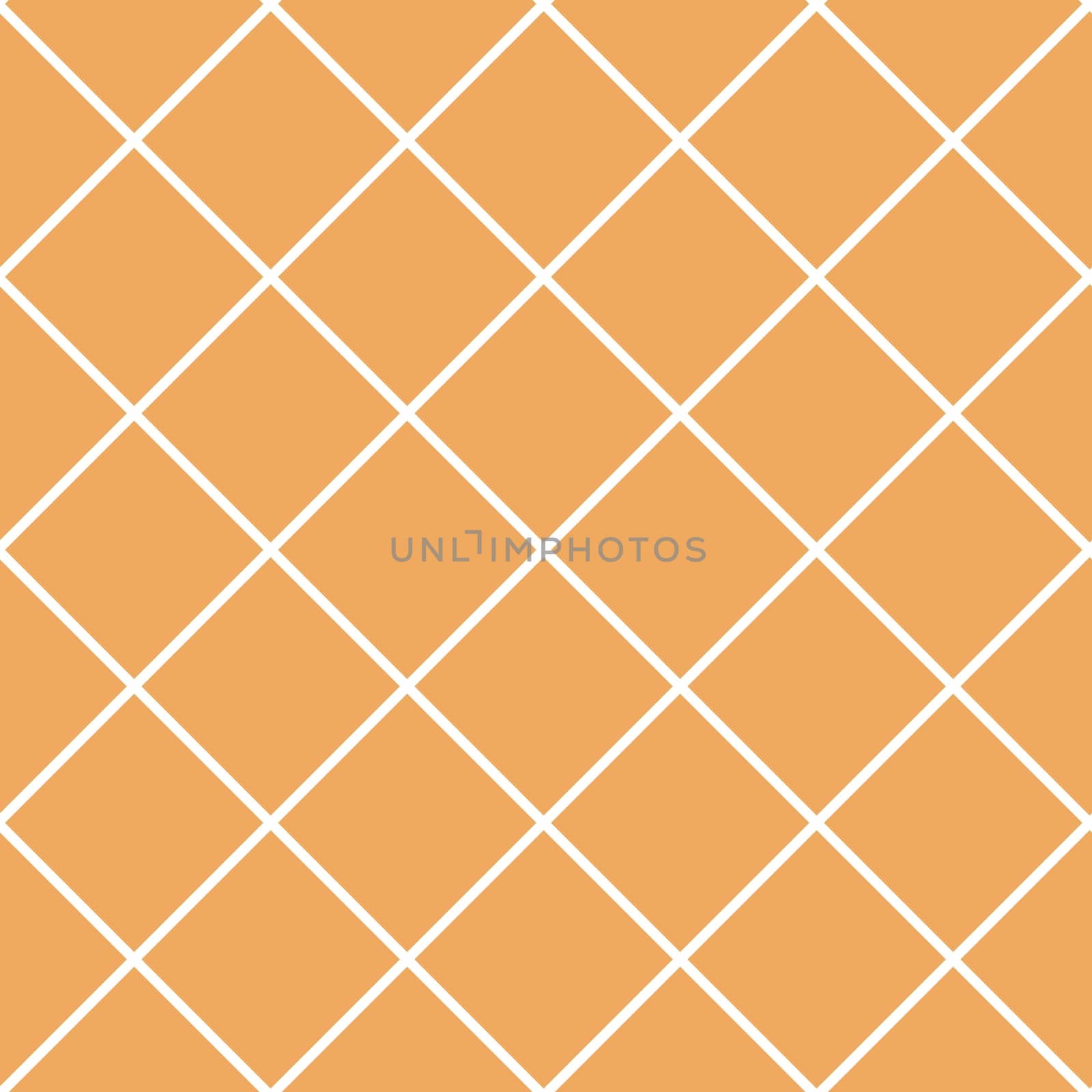 simple check pattern minimalism. white cage on an orange background. by TatyanaTrushcheleva
