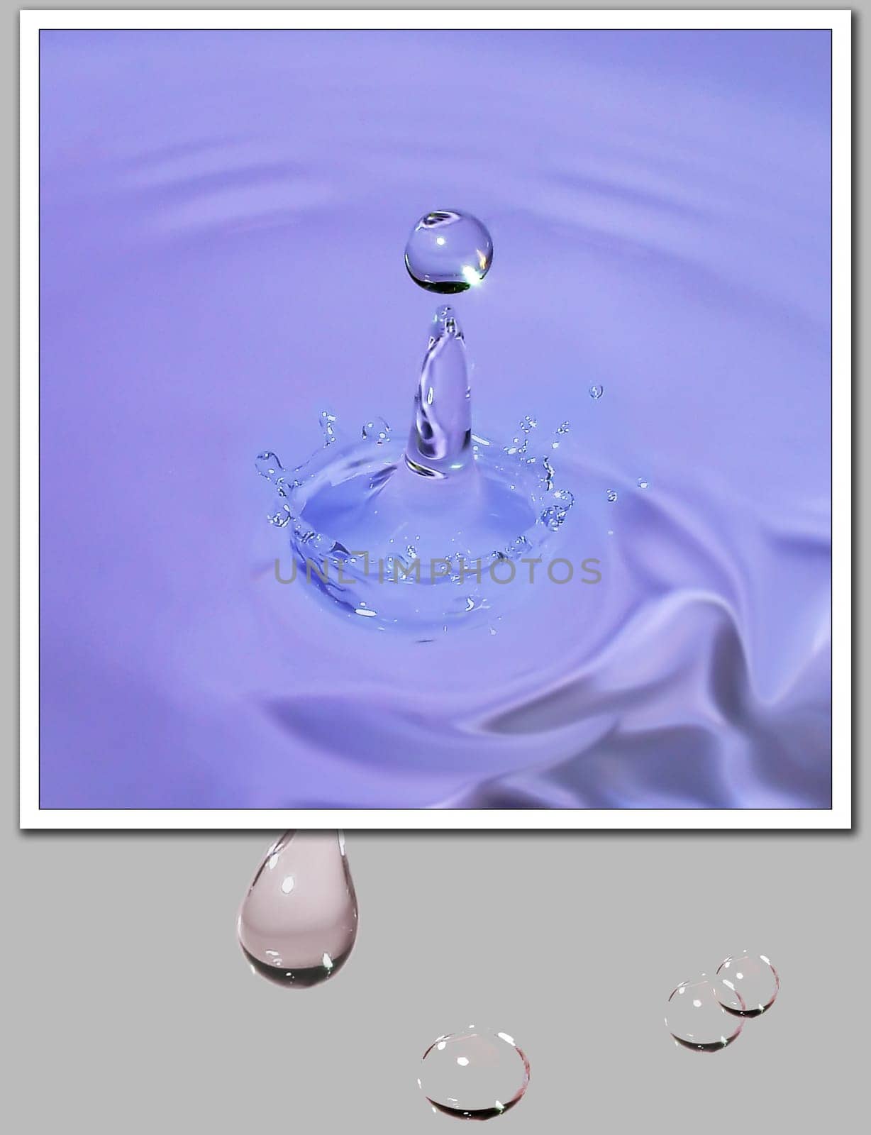Water droplets,water crown