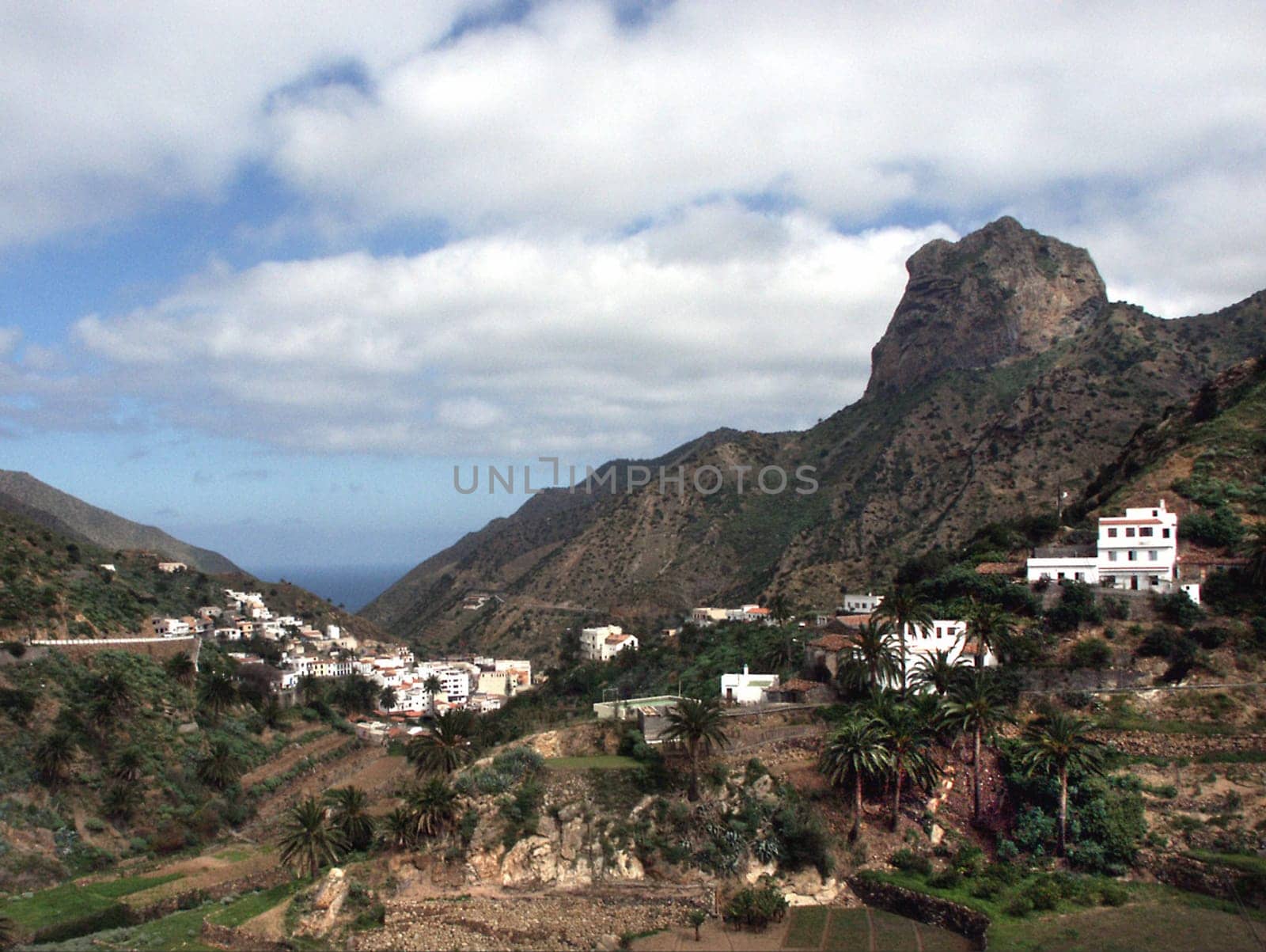 View of Valle Hermoso,La Gomera,Canary Islands