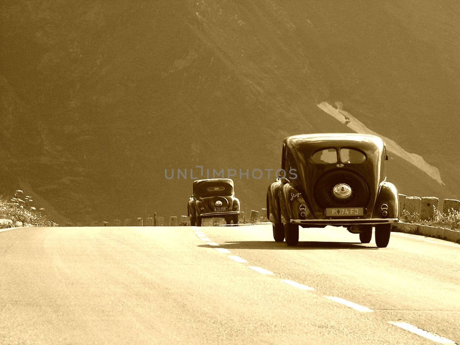 Oldtimer Rally on the Grossglockner High Alpine Road