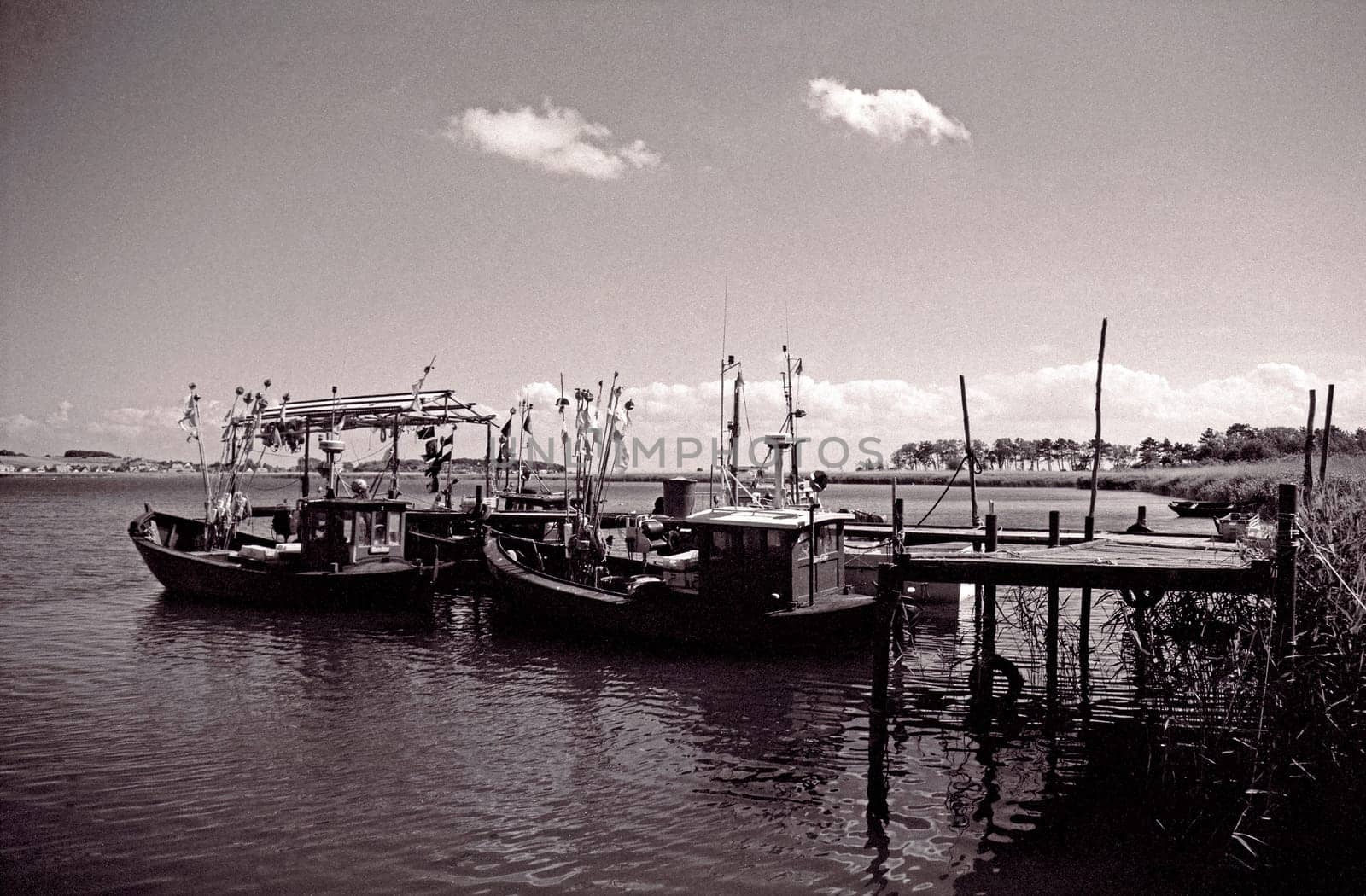 Fishing boats on the Bay of Greifswald