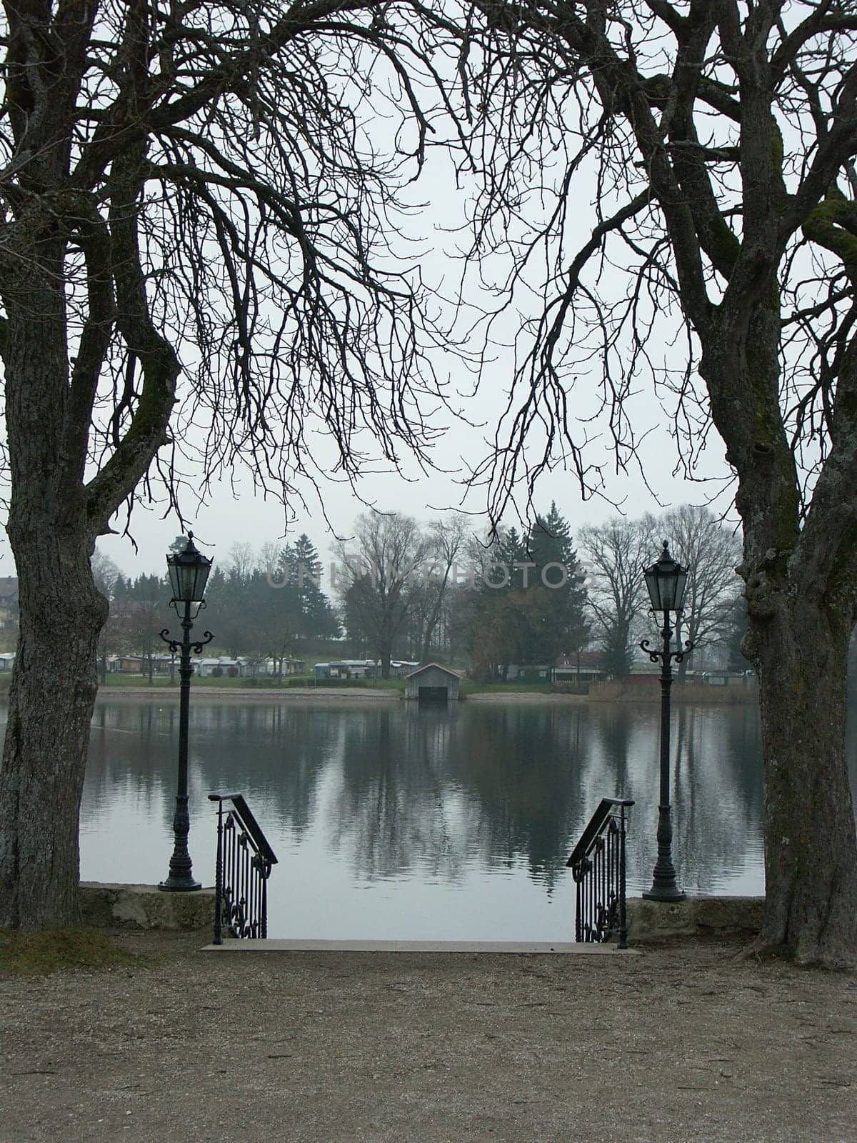 Lake in late autumn