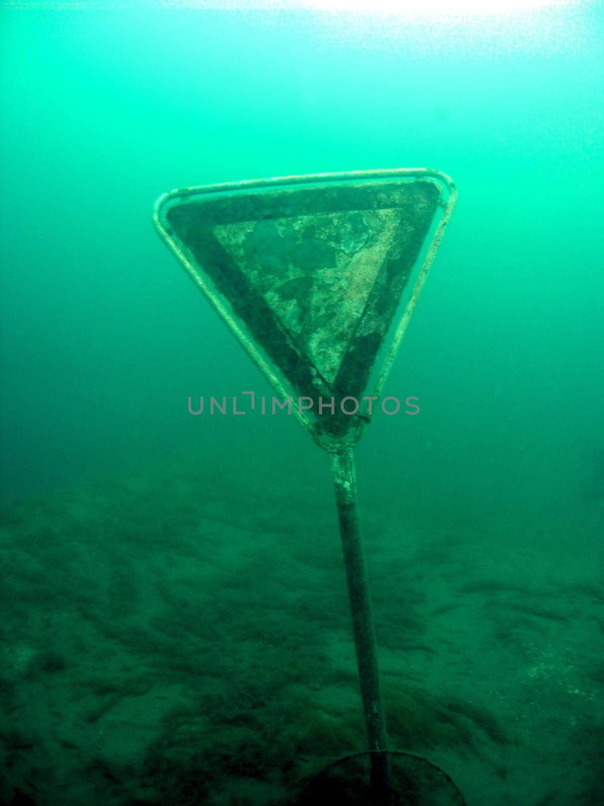 in case the submarines of the Navy come by!  -)  Dates back to the old days of opencast mining,when the trucks hummed here.