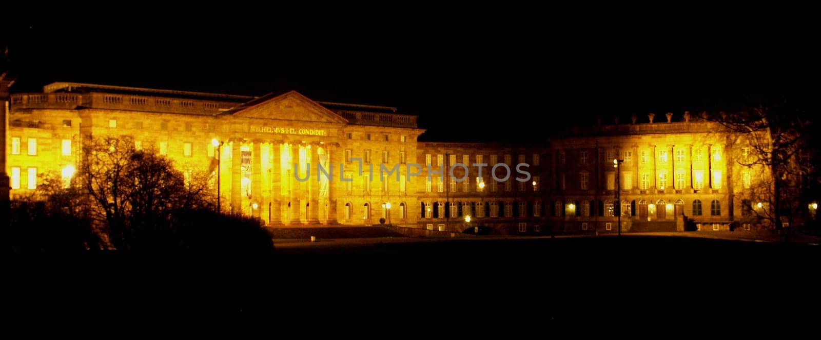 Kassel Castle at night