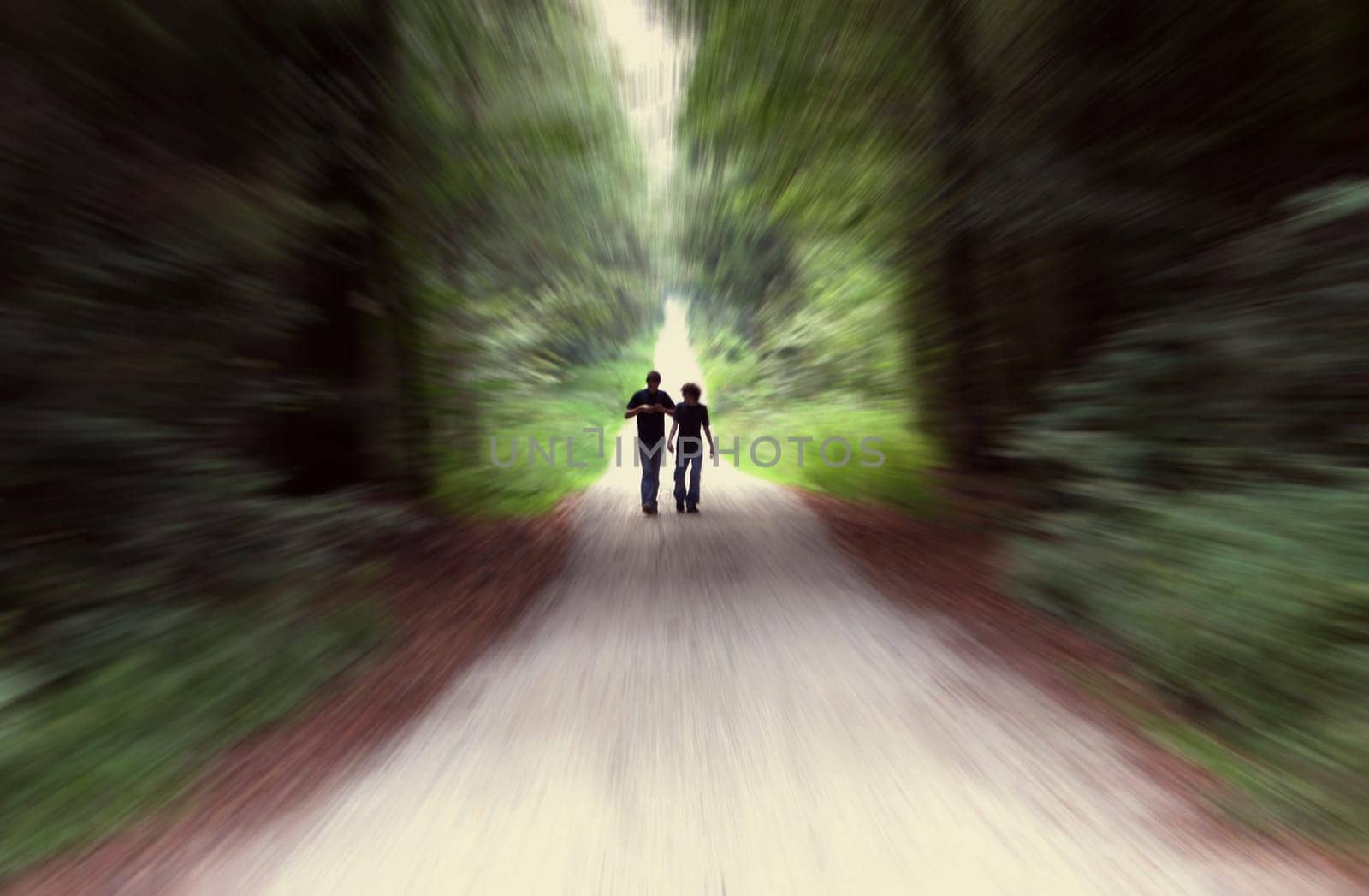 ... I also like to go to the forest! Here my son with his friend engrossed in conversation.