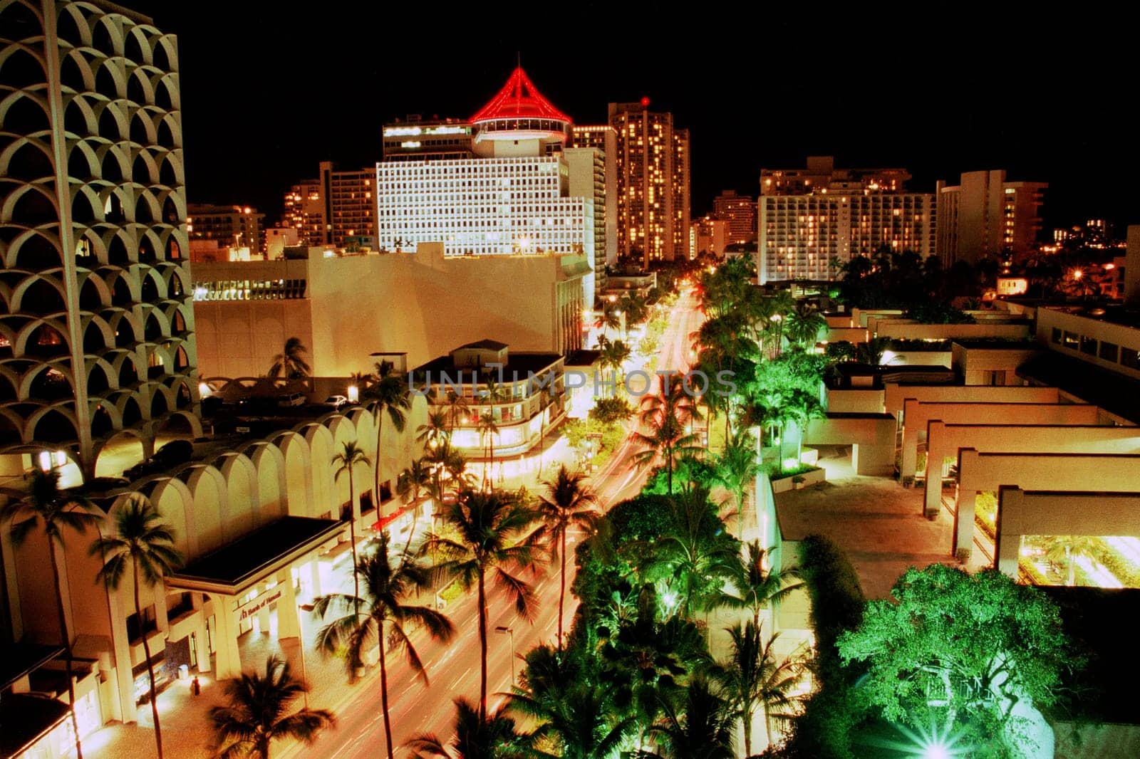 Honolulu at night
