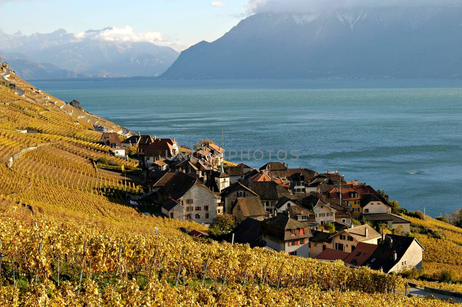 Autumn at Lac Leman,Switzerland
