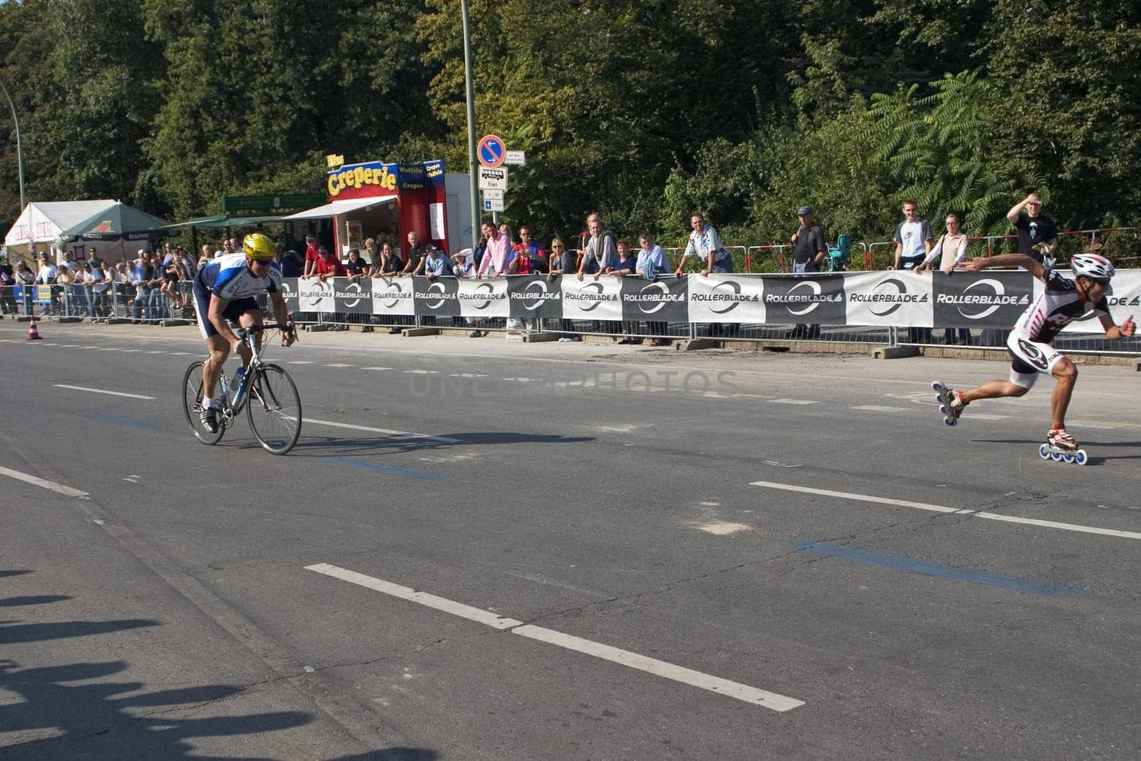 Berlin Marathon,Skater vs. Cyclist
