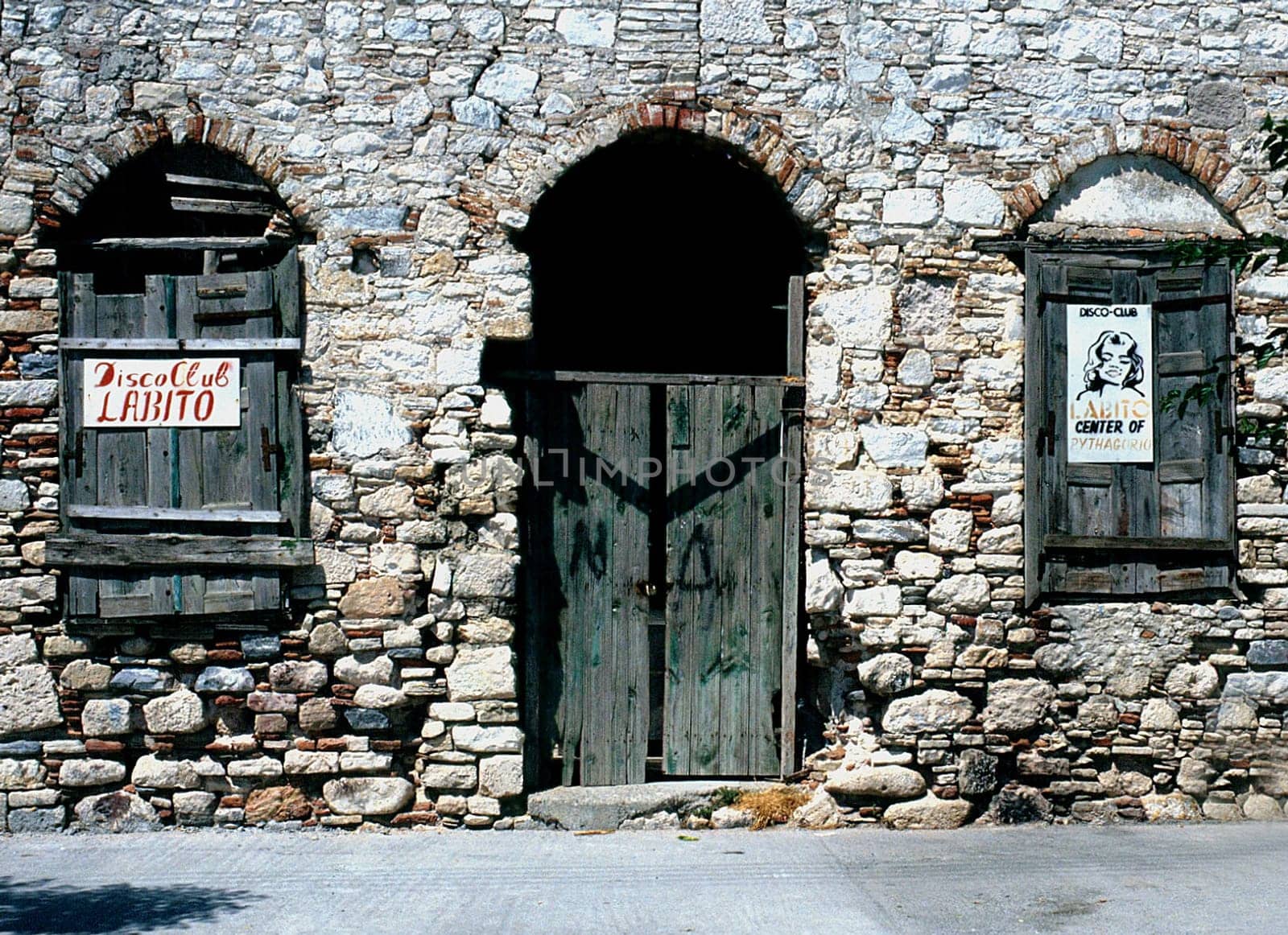 A former disco on Samos,Greece.