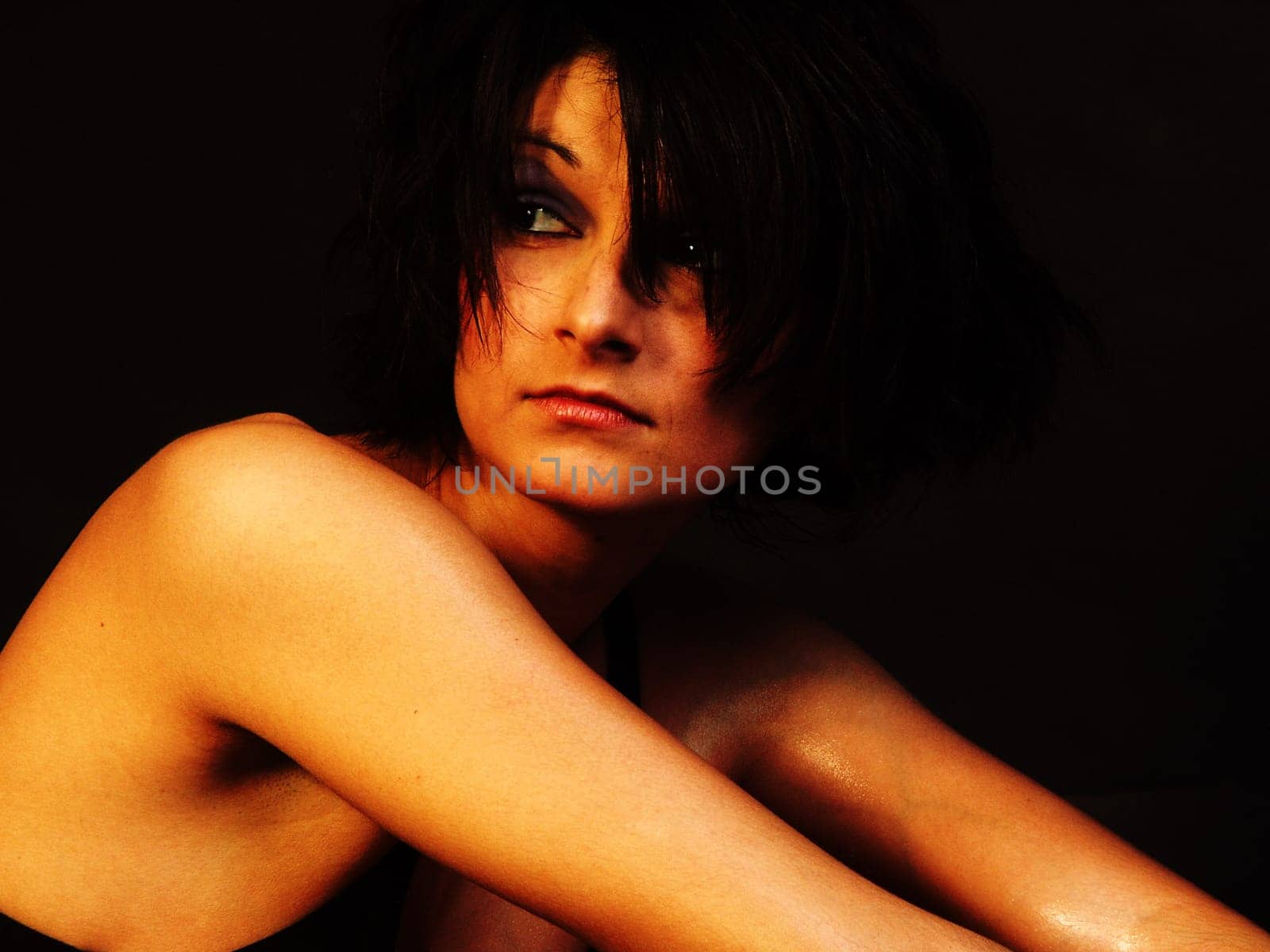 this picture was taken during a shoot just in between,but I think it's quite nice