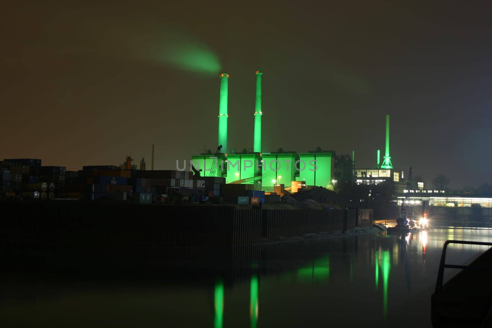 Unfortunately,I can't say what kind of factory this is!!   Ps.: it was very cold :-)
