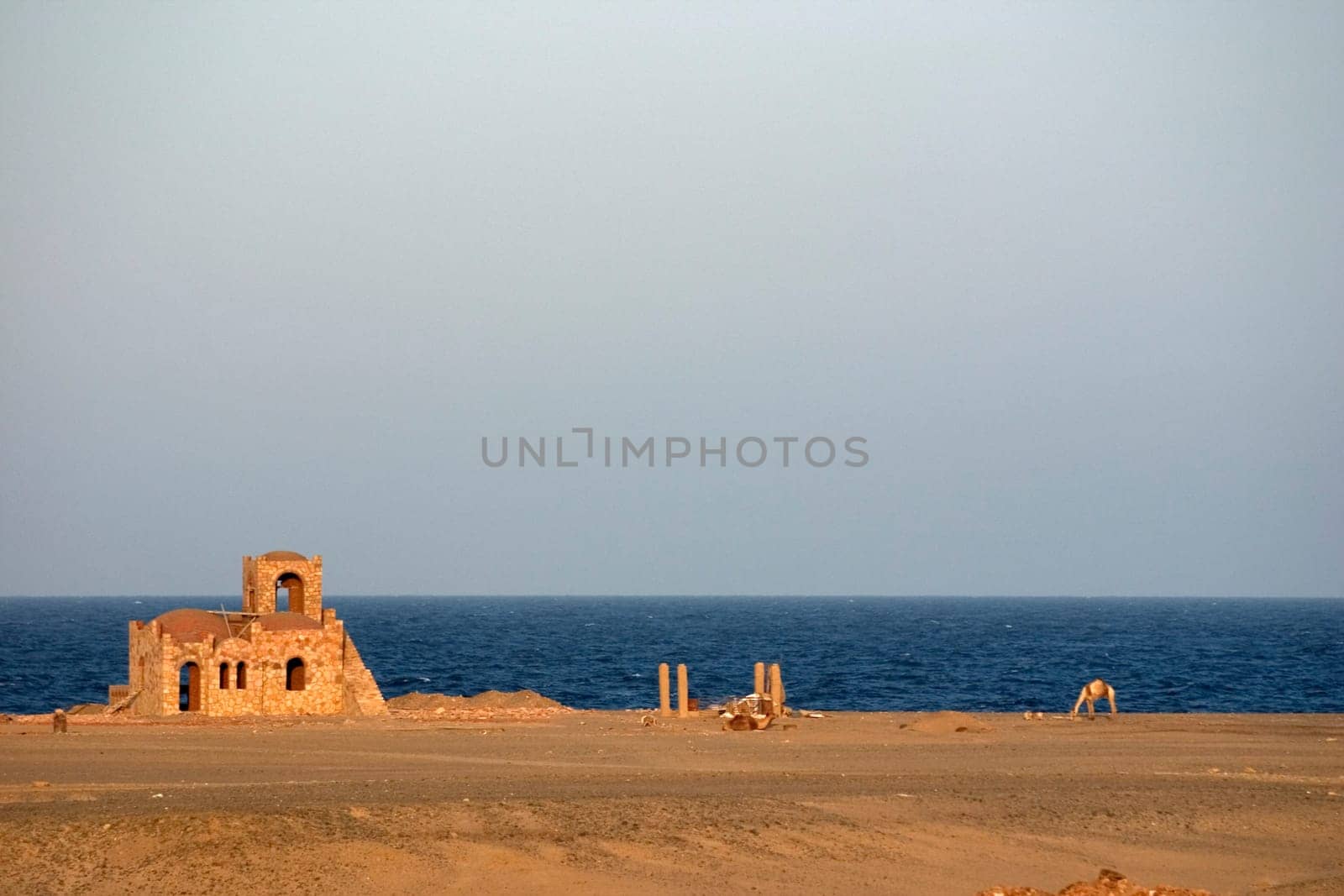 Desert dwelling with sea view