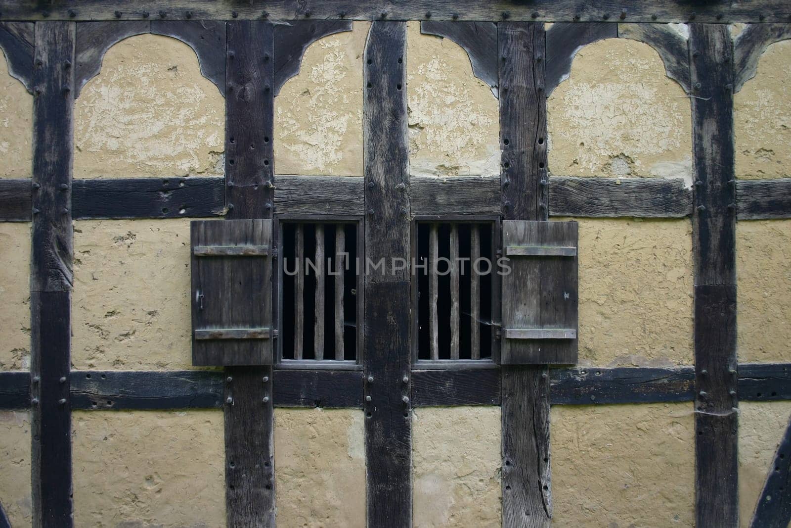 Half-timbered wall