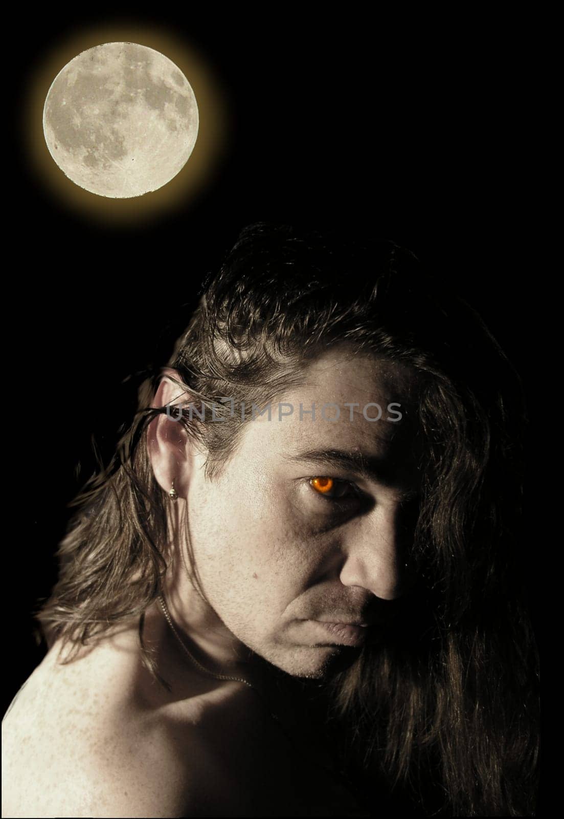 Self-portrait.  Something inspired me to do it,even though I'm not really that gloomy!  -)