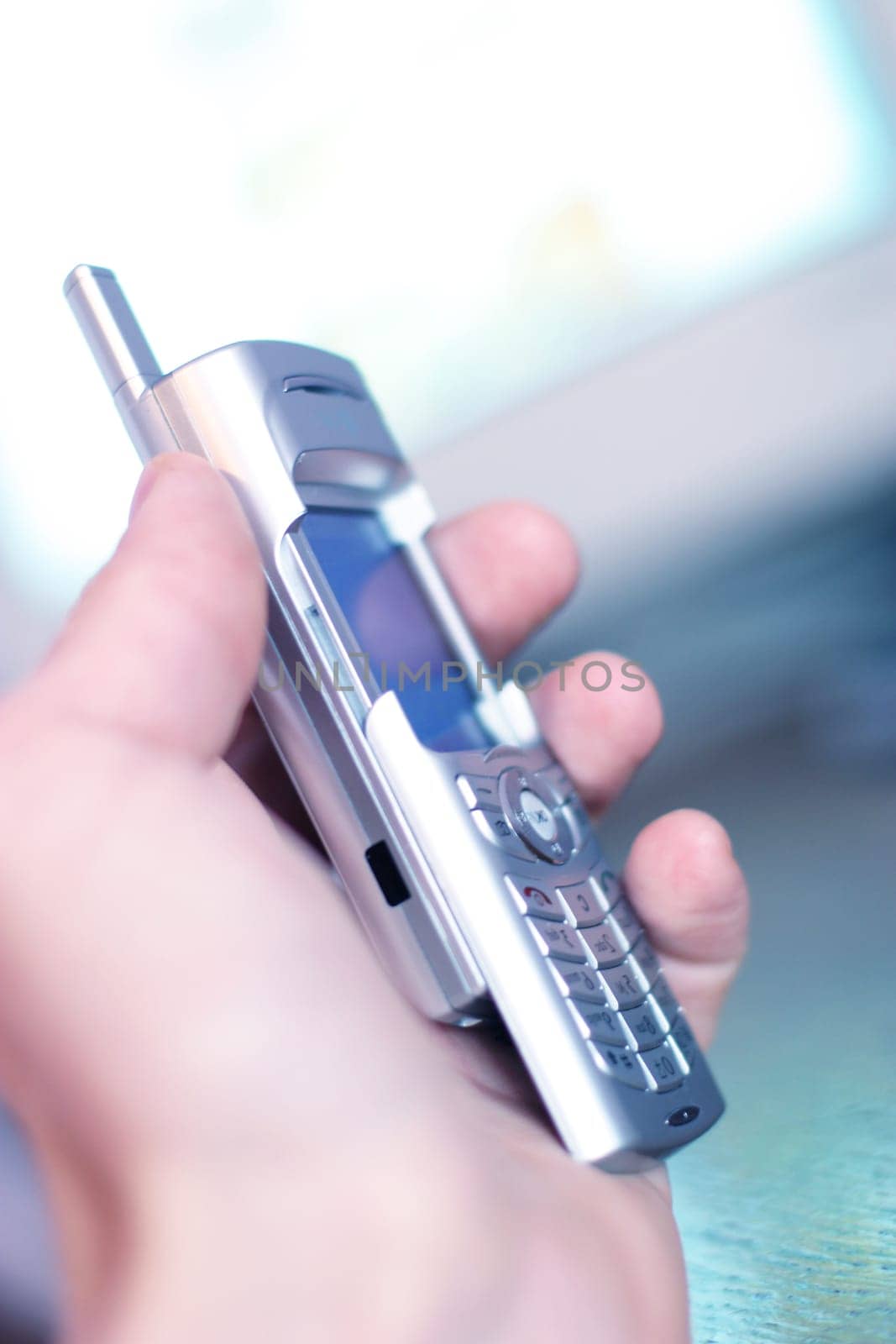 Mobile phone in hand