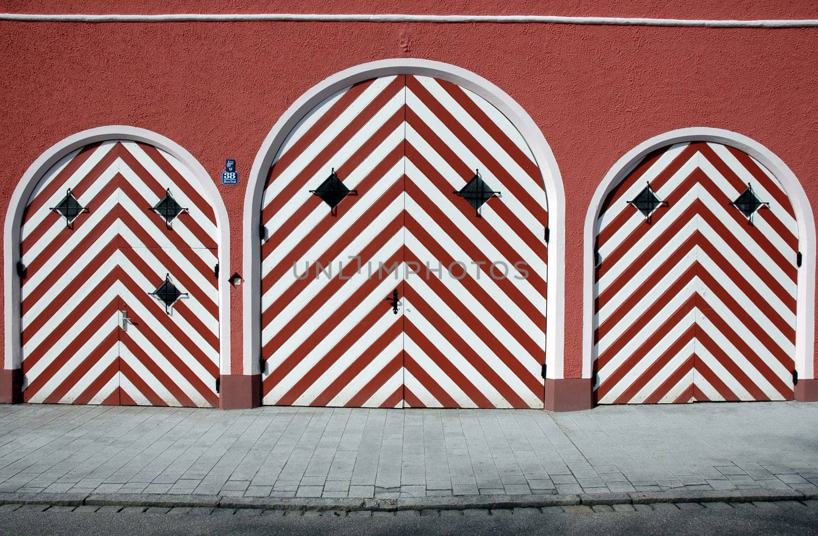 striped
