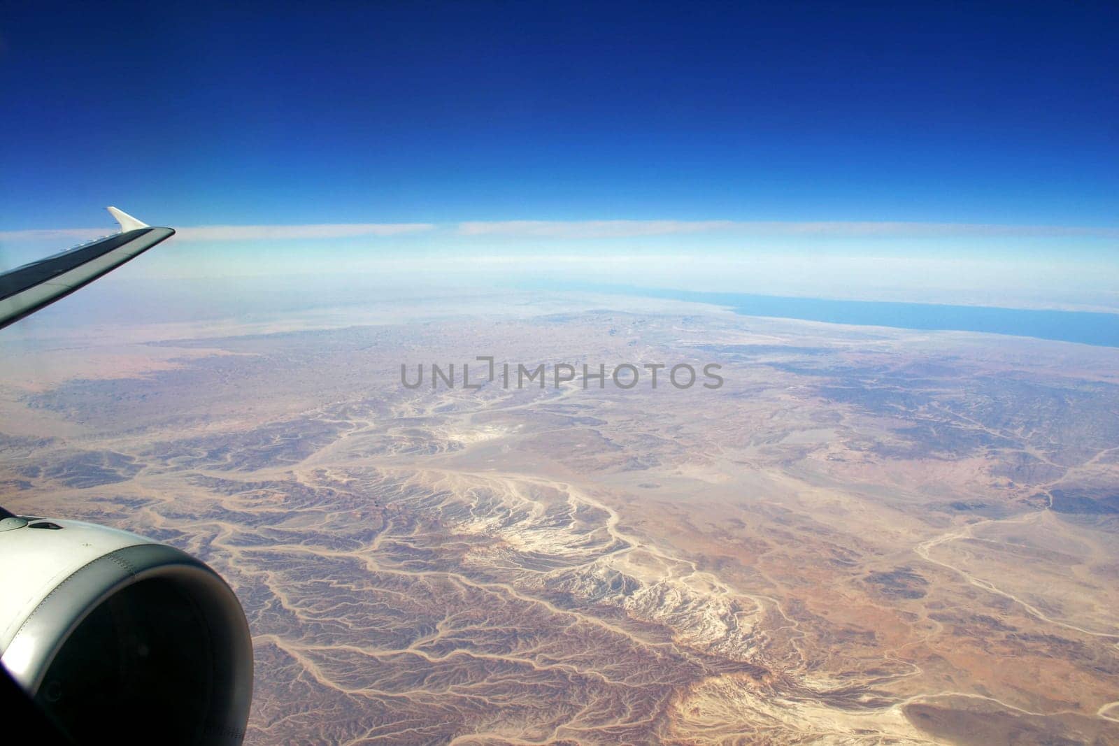 Egyptian Desert and Gulf of Suez