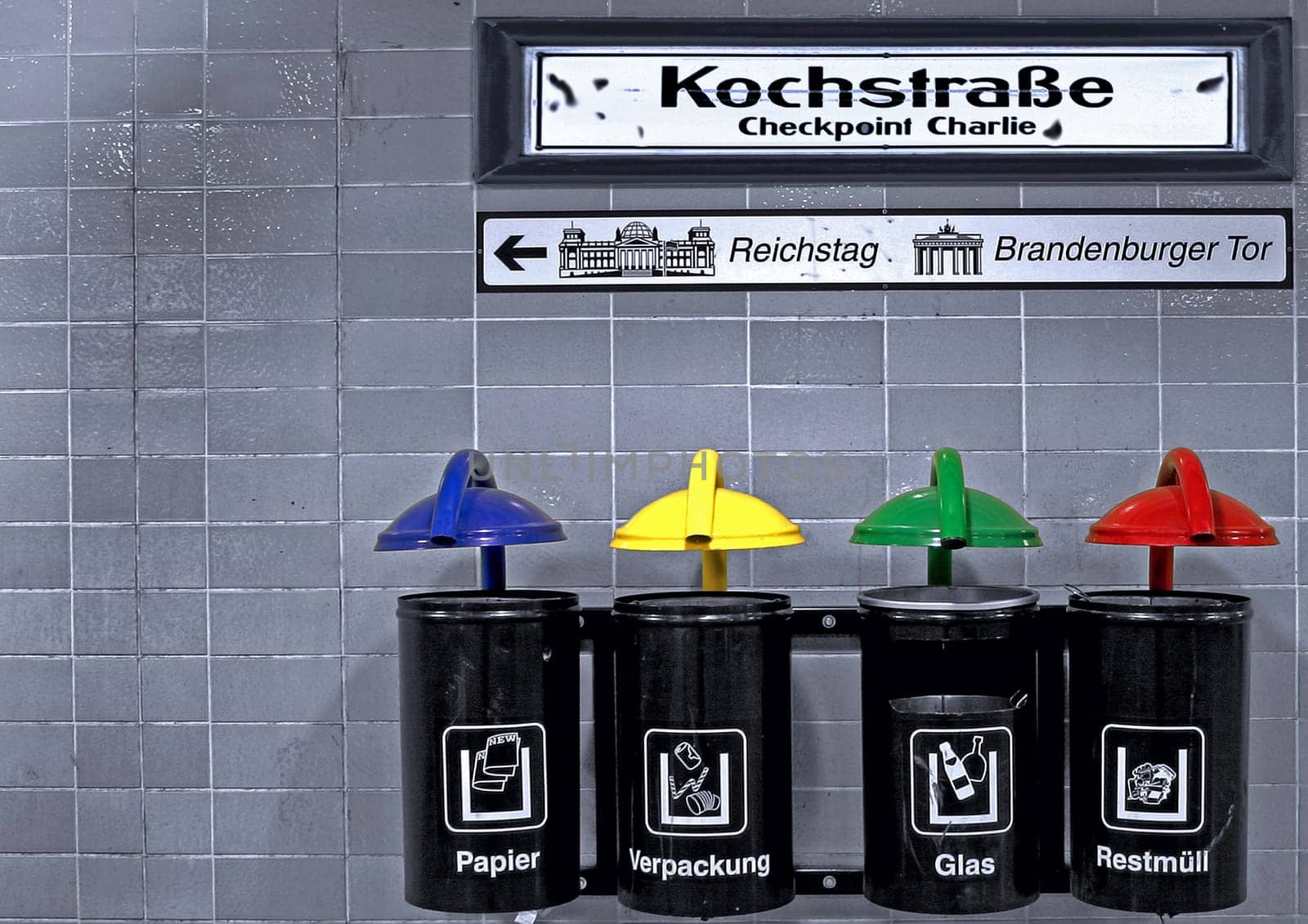 seen in a Berlin subway station