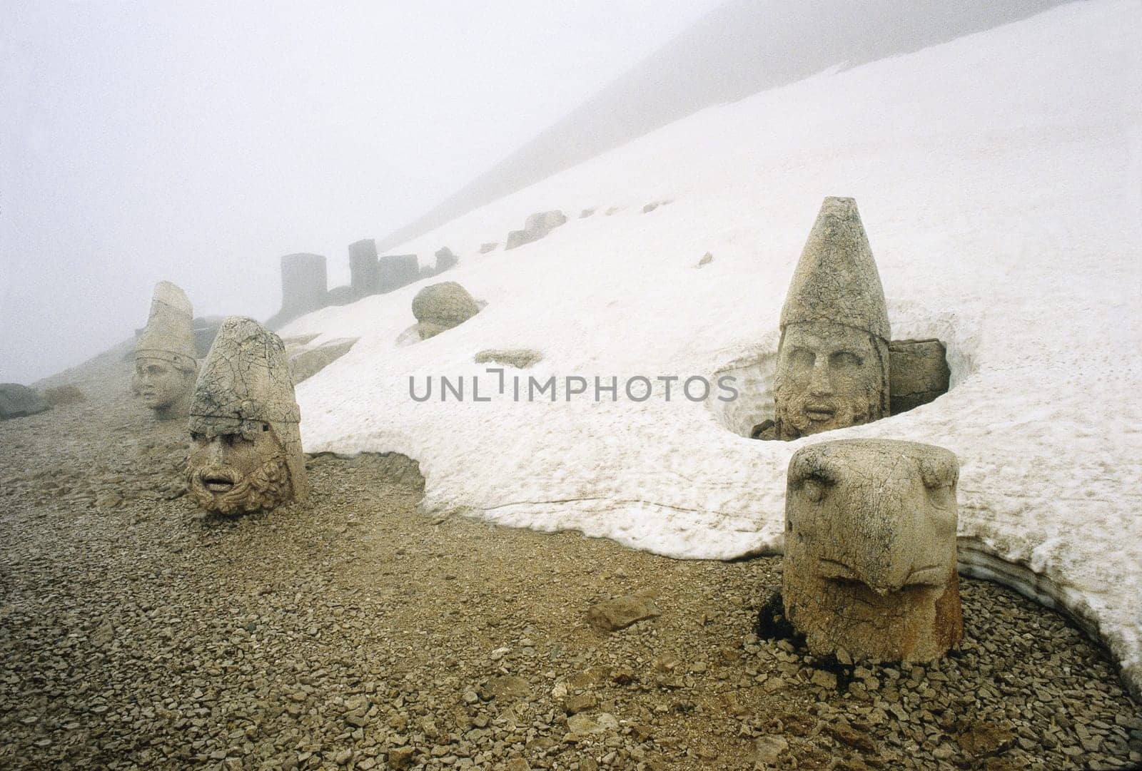 Trip to Turkey 1990 Data also exists poster size The five cult figures,originally up to 9m high,embody Greek and Persian deities such as Apollo,Mithras,Helios and Hermes the messengers of the gods.