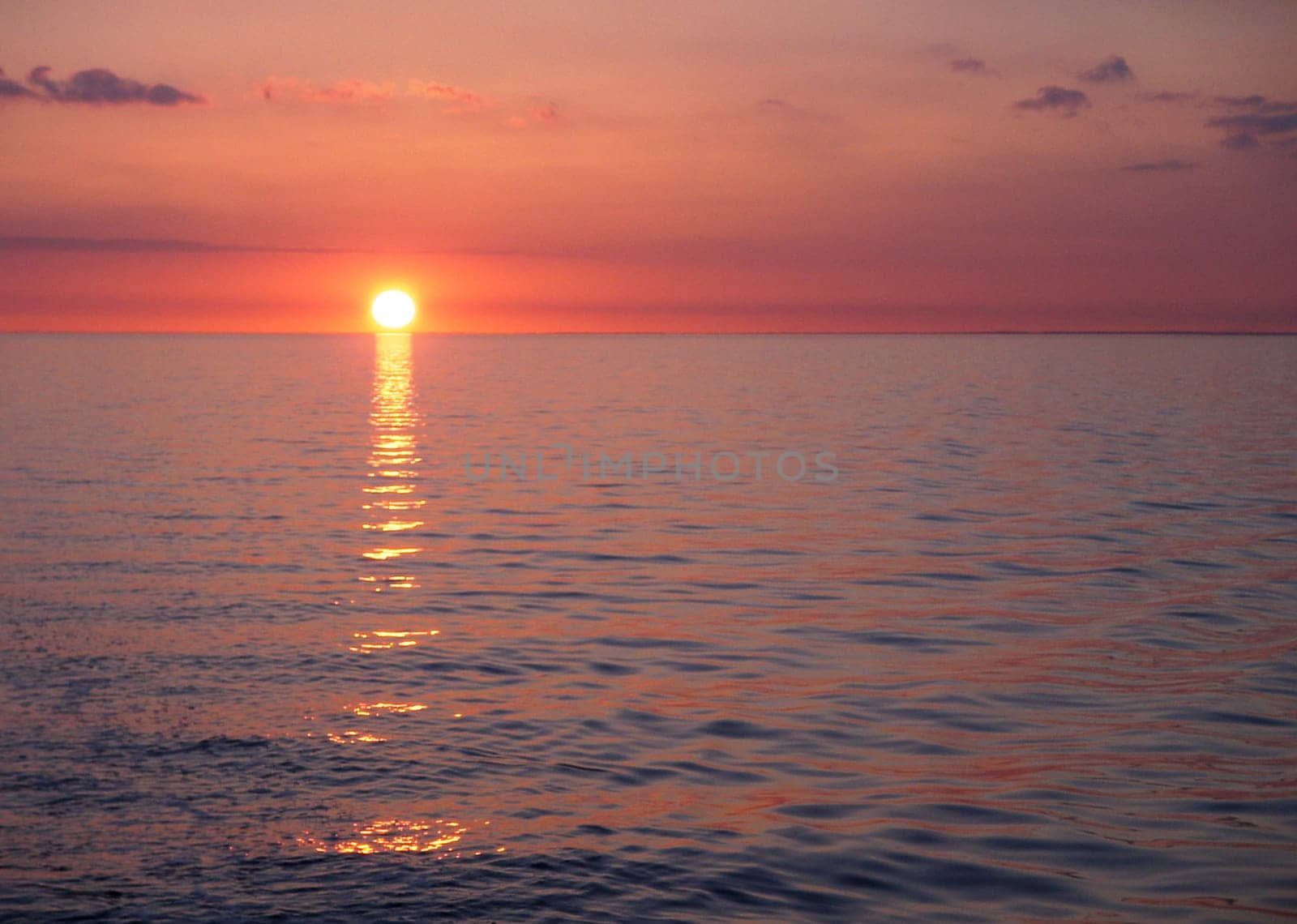 9.15 p.m. on the Little Belt (Baltic Sea) towards Söby (island of Äro).