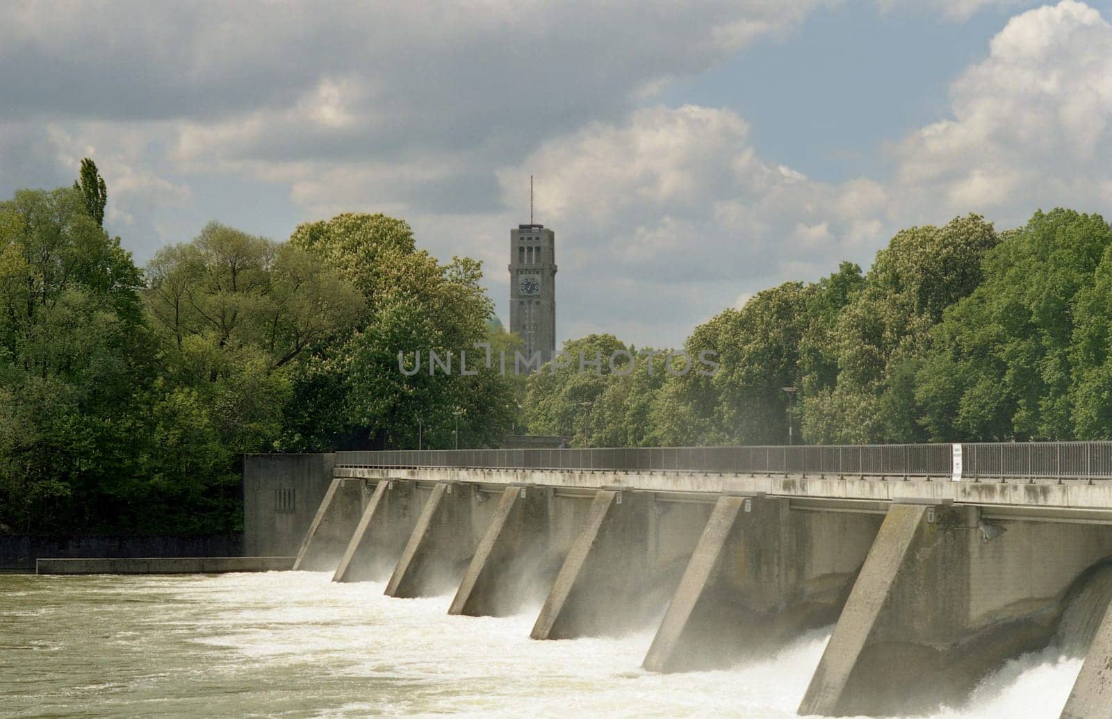 At the weir