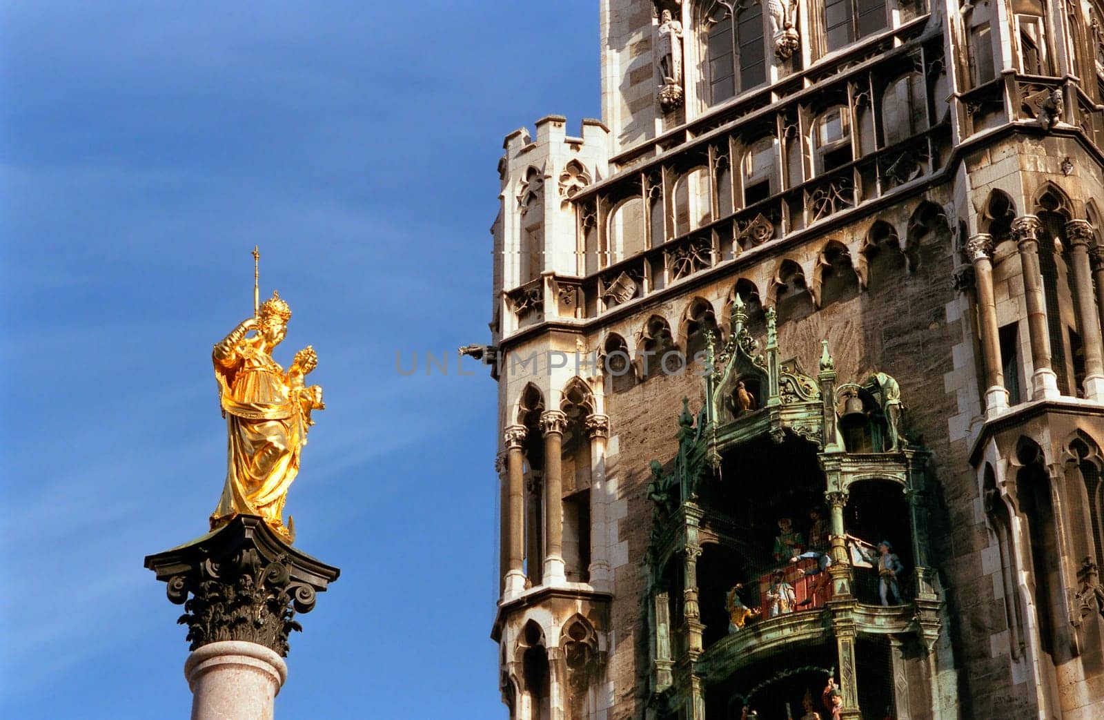 Mariensäule in front of Munich City Hall