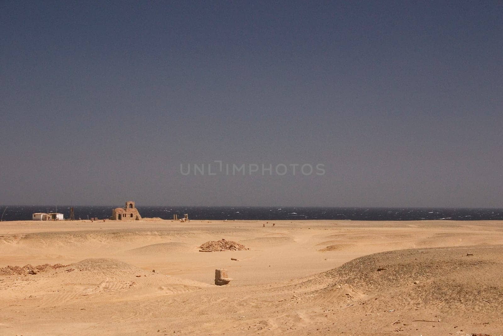 Desert dwelling with sea view,Egypt