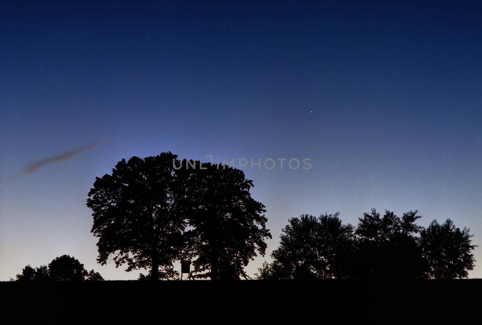 Nightfall in summer