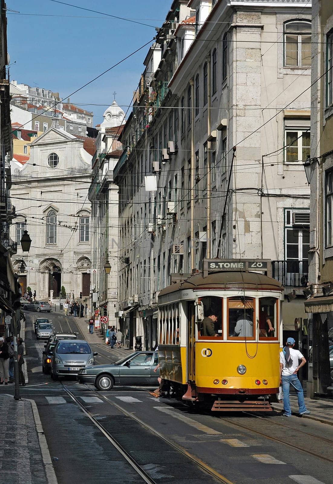 Tram no. 28 runs from east to west Lisbon and back again,adventurously roaming through many of the most beautiful areas.