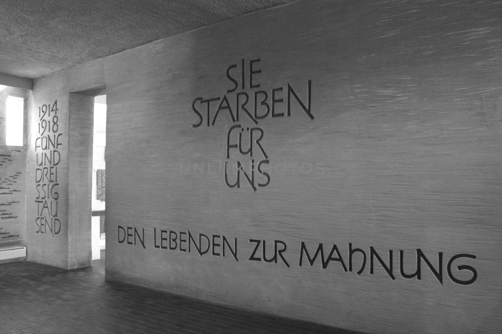 Memorial in Laboe,in memory of the fallen sailors. near Kiel/Baltic Sea