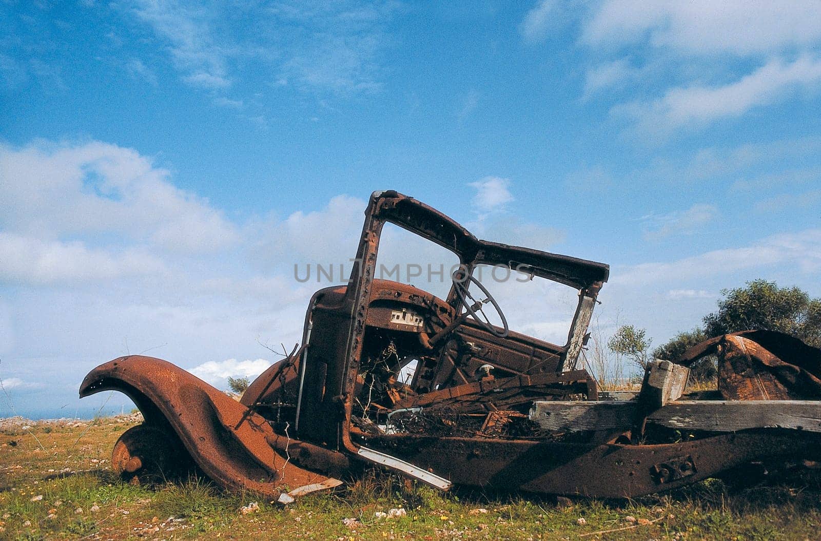 Old car tailcoat,discovered in Malta.