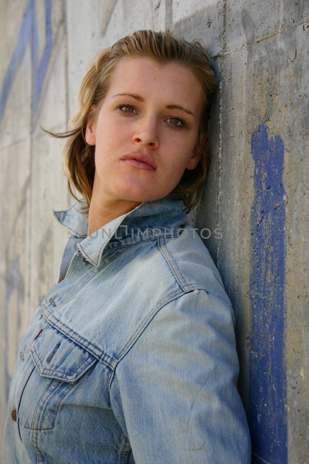 Placed against the wall