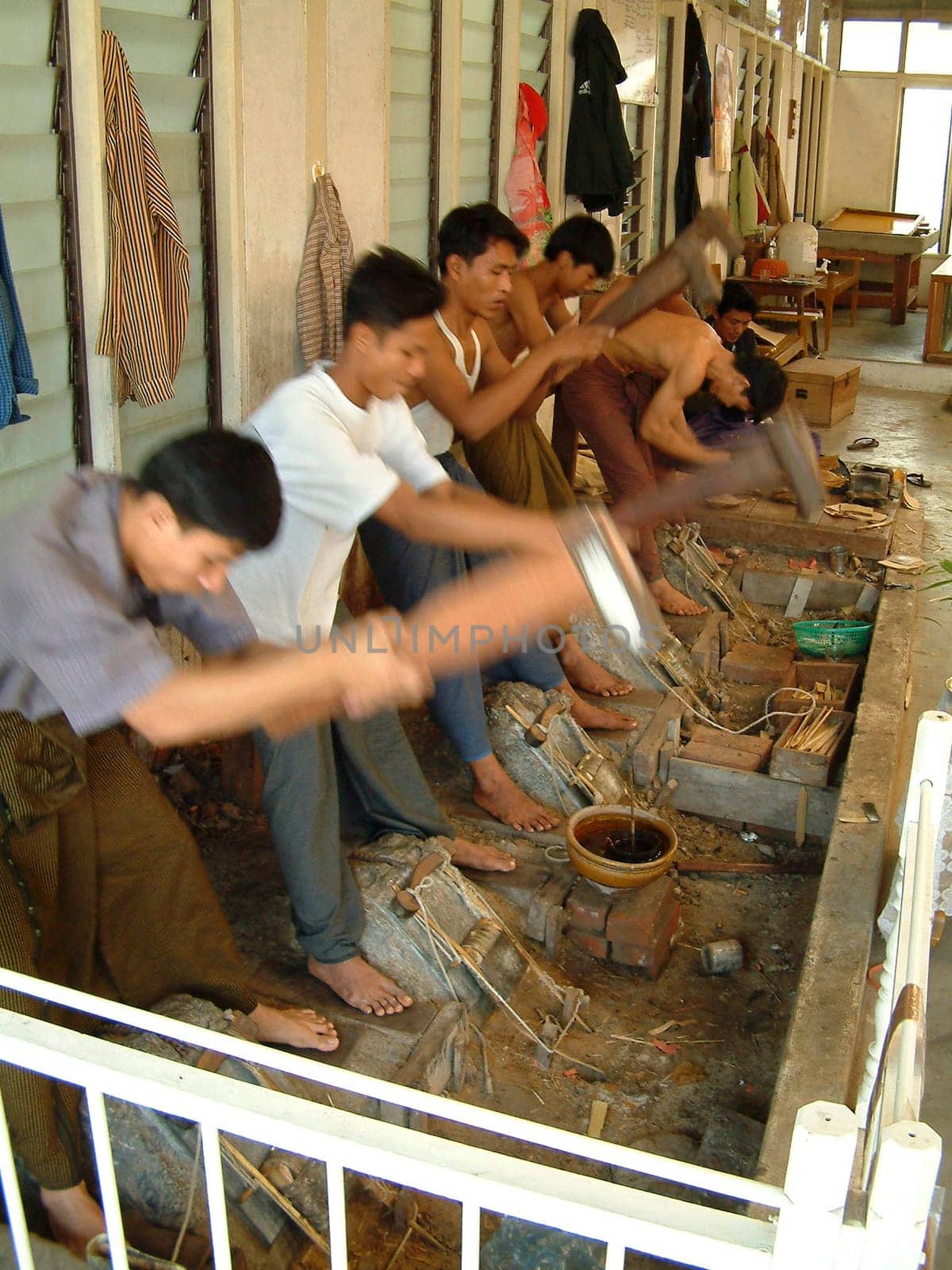 Gold leaf production